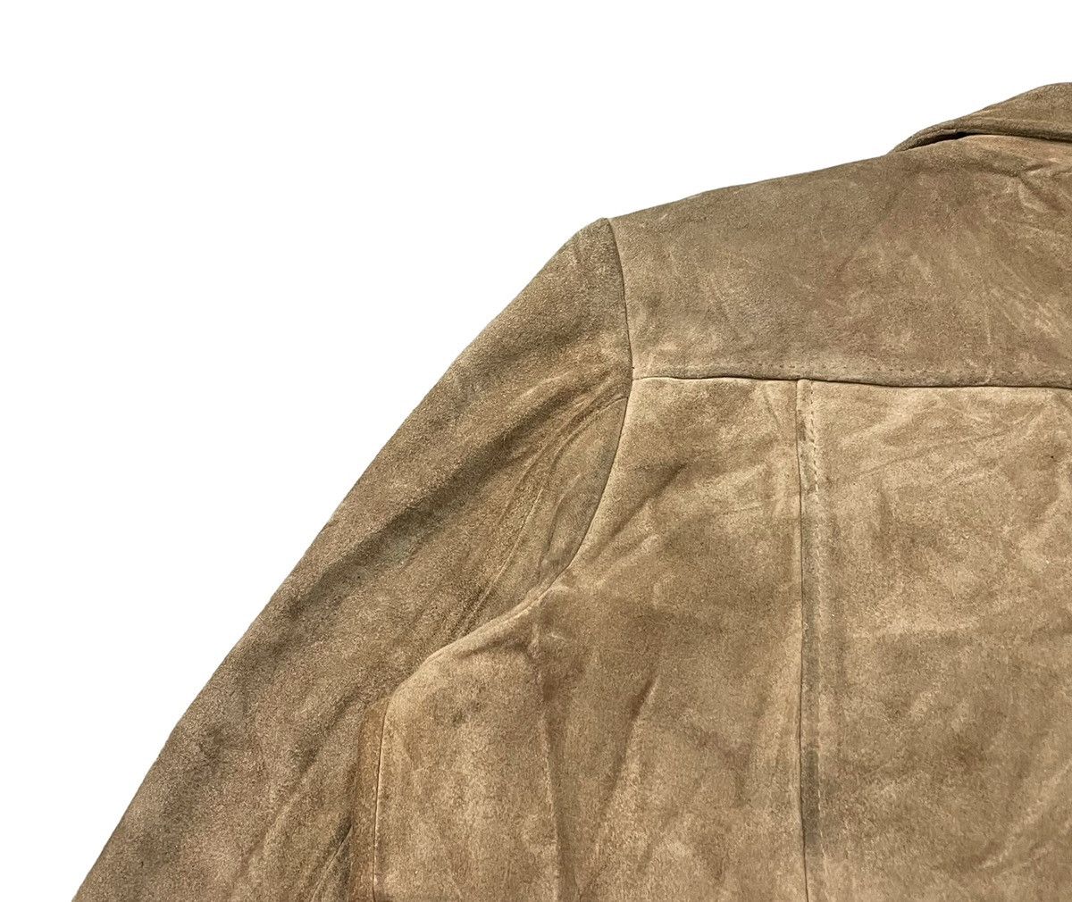 Japanese Brand × Vintage Vintage Genuine Suede Leather Jacket Size US M / EU 48-50 / 2 - 16 Thumbnail