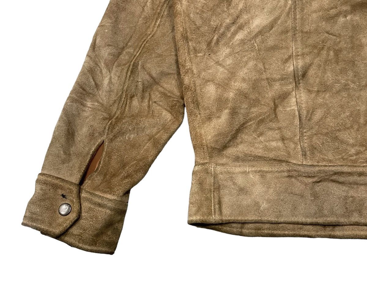 Japanese Brand × Vintage Vintage Genuine Suede Leather Jacket Size US M / EU 48-50 / 2 - 15 Thumbnail