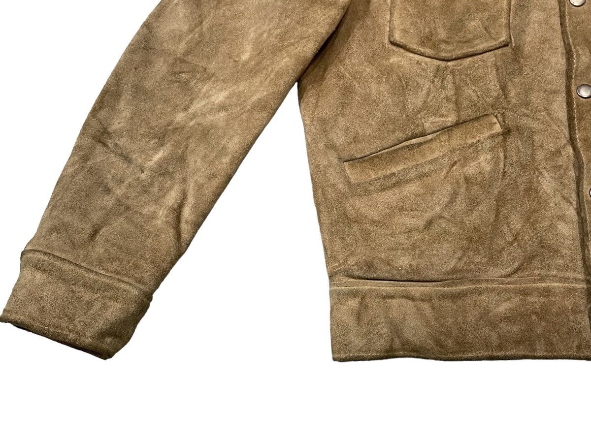 Japanese Brand × Vintage Vintage Genuine Suede Leather Jacket Size US M / EU 48-50 / 2 - 4 Thumbnail