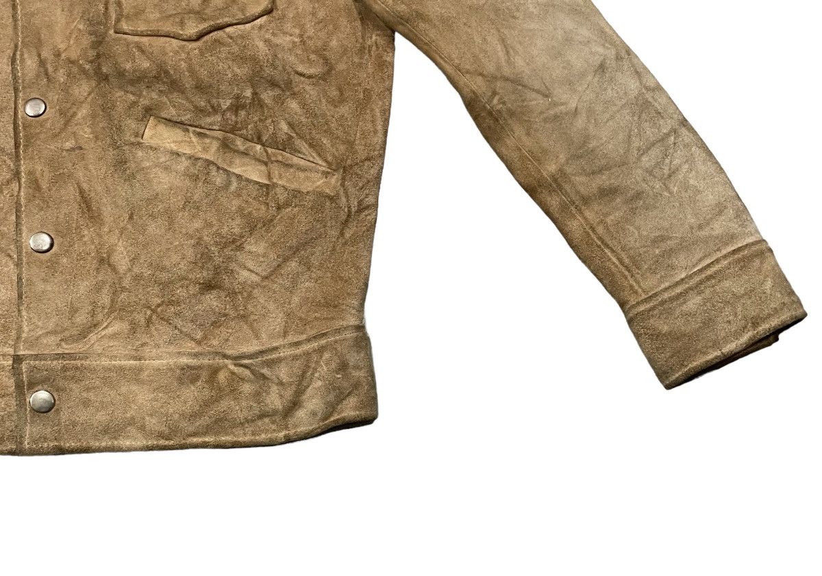 Japanese Brand × Vintage Vintage Genuine Suede Leather Jacket Size US M / EU 48-50 / 2 - 3 Thumbnail