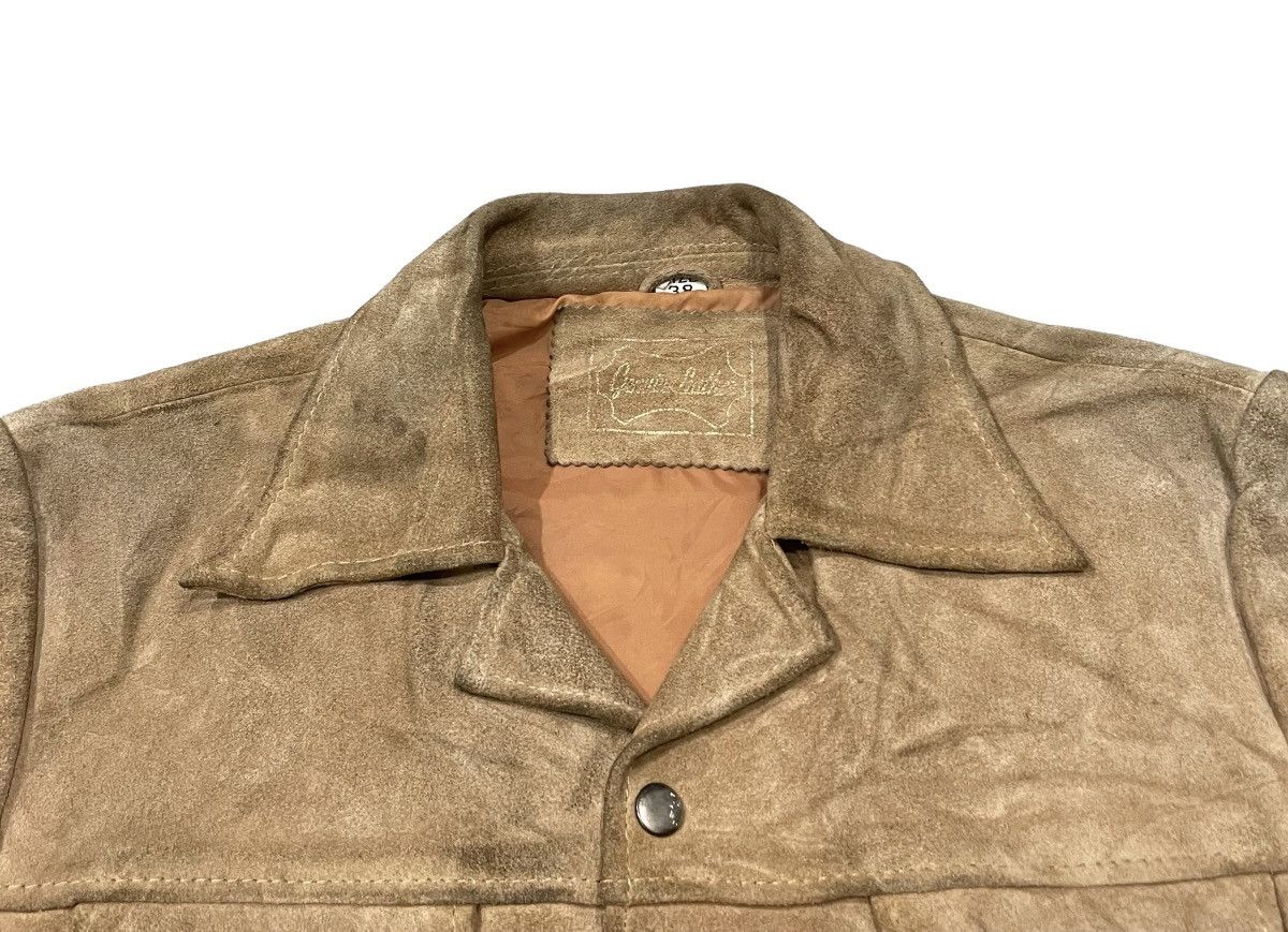 Japanese Brand × Vintage Vintage Genuine Suede Leather Jacket Size US M / EU 48-50 / 2 - 6 Thumbnail