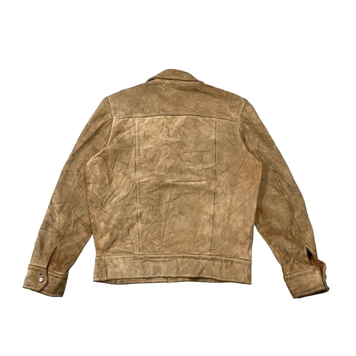Japanese Brand × Vintage Vintage Genuine Suede Leather Jacket Size US M / EU 48-50 / 2 - 12 Thumbnail