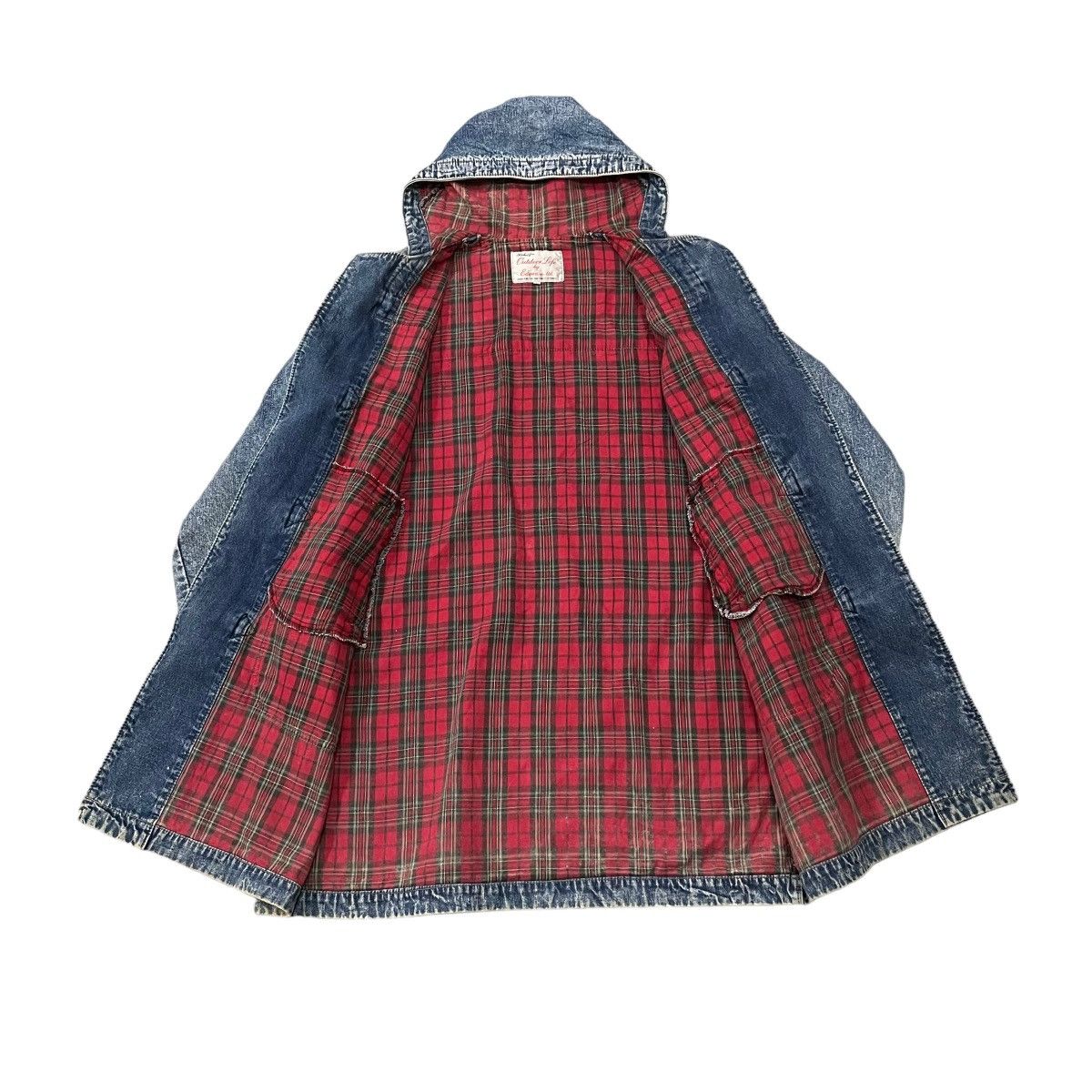 Edwin Vintage Edwin Outdoor Life Jeans Duffle Hooded Jacket Size US L / EU 52-54 / 3 - 17 Thumbnail