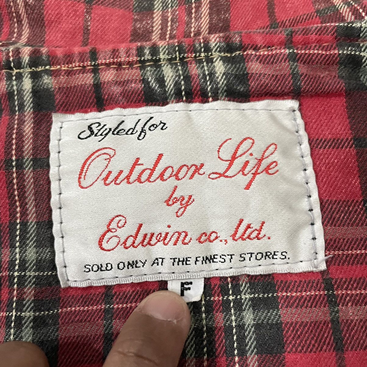 Edwin Vintage Edwin Outdoor Life Jeans Duffle Hooded Jacket Size US L / EU 52-54 / 3 - 19 Thumbnail