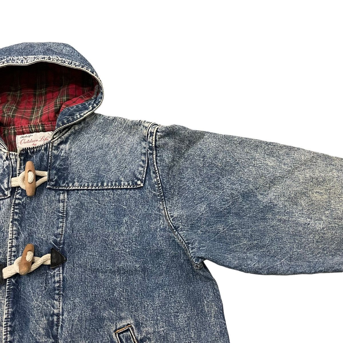 Edwin Vintage Edwin Outdoor Life Jeans Duffle Hooded Jacket Size US L / EU 52-54 / 3 - 2 Thumbnail