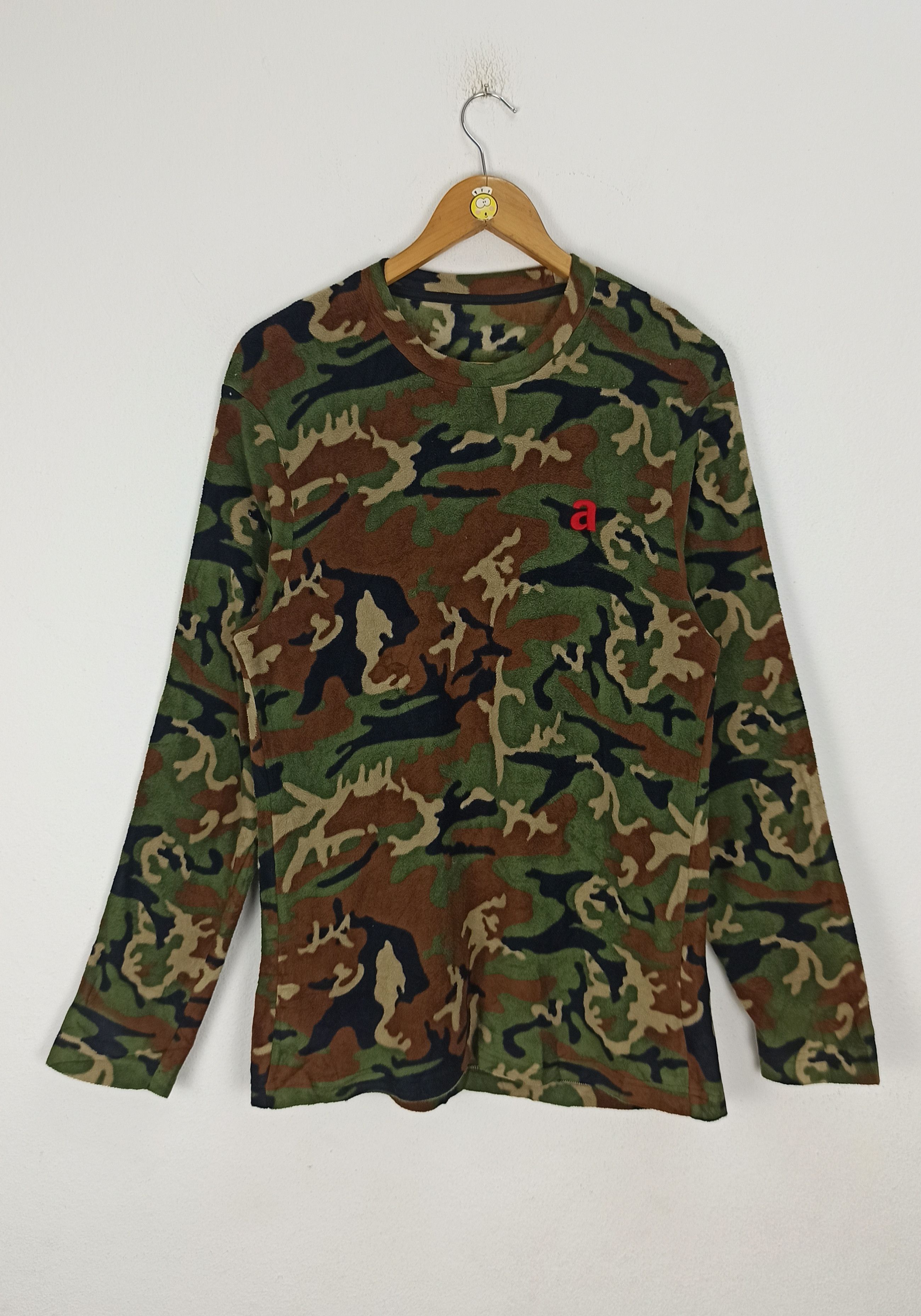 Andy Warhol X Uniqlo Camo Fleece Long Sleeve Mink fur