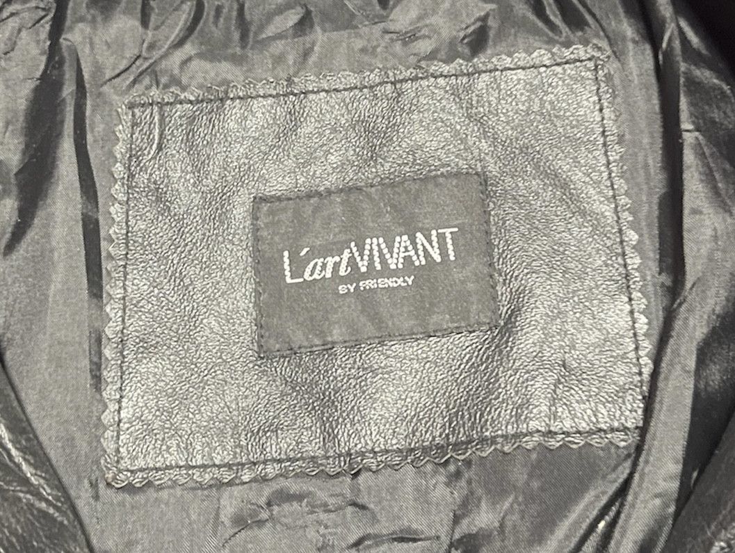 Japanese Brand L'art VIVANT BY FRIENDLY JACKET LEATHER Size US M / EU 48-50 / 2 - 3 Thumbnail