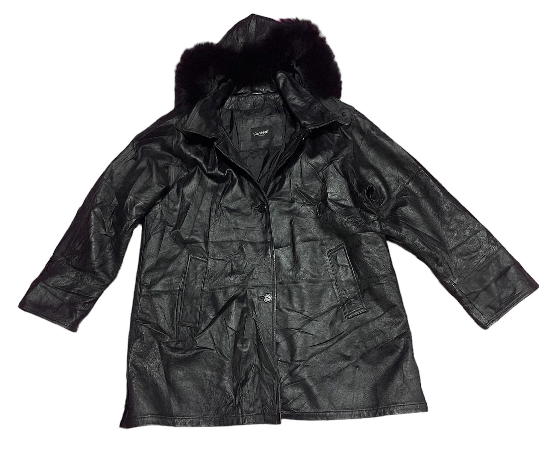 L*l様 Ekam Leather Jacket Hoodie EKAM 034 LAMBSKIN HOODIE LEATHER JACKET KANYA MIKI- NEW - Ventaja