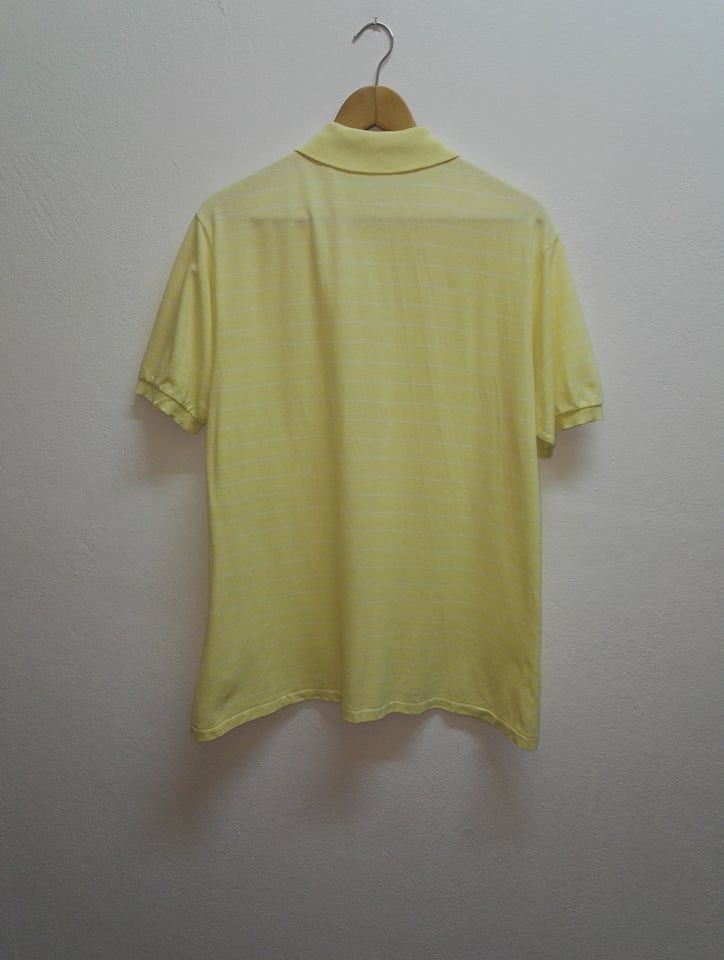Lacoste × Vintage 90s Lacoste Shirt Short Sleeve Striped (code 16) Size US L / EU 52-54 / 3 - 3 Thumbnail