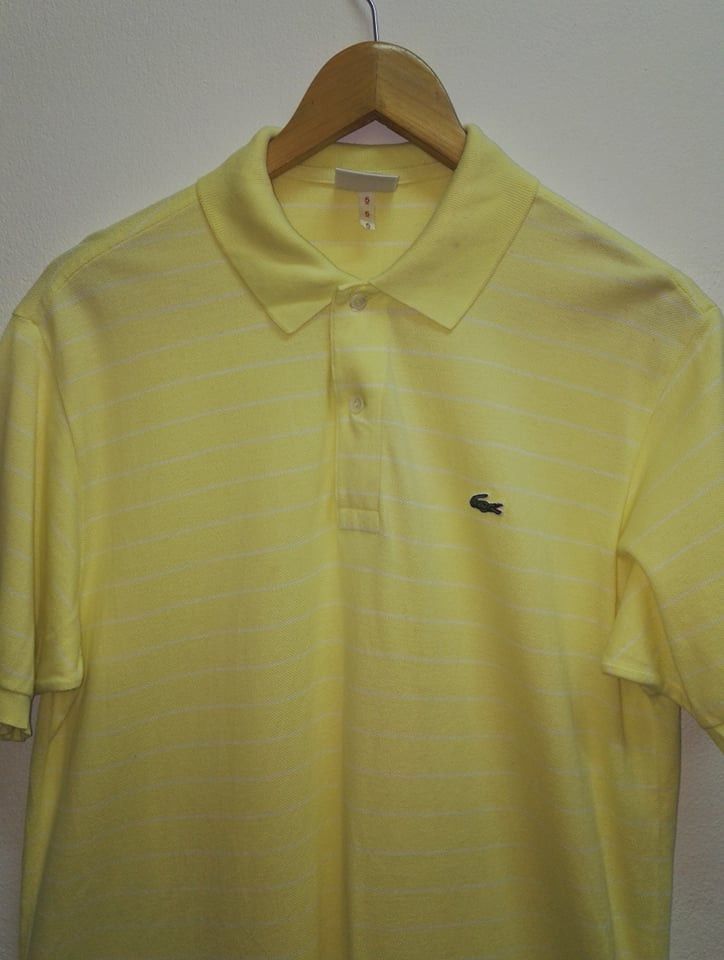 Lacoste × Vintage 90s Lacoste Shirt Short Sleeve Striped (code 16) Size US L / EU 52-54 / 3 - 2 Thumbnail