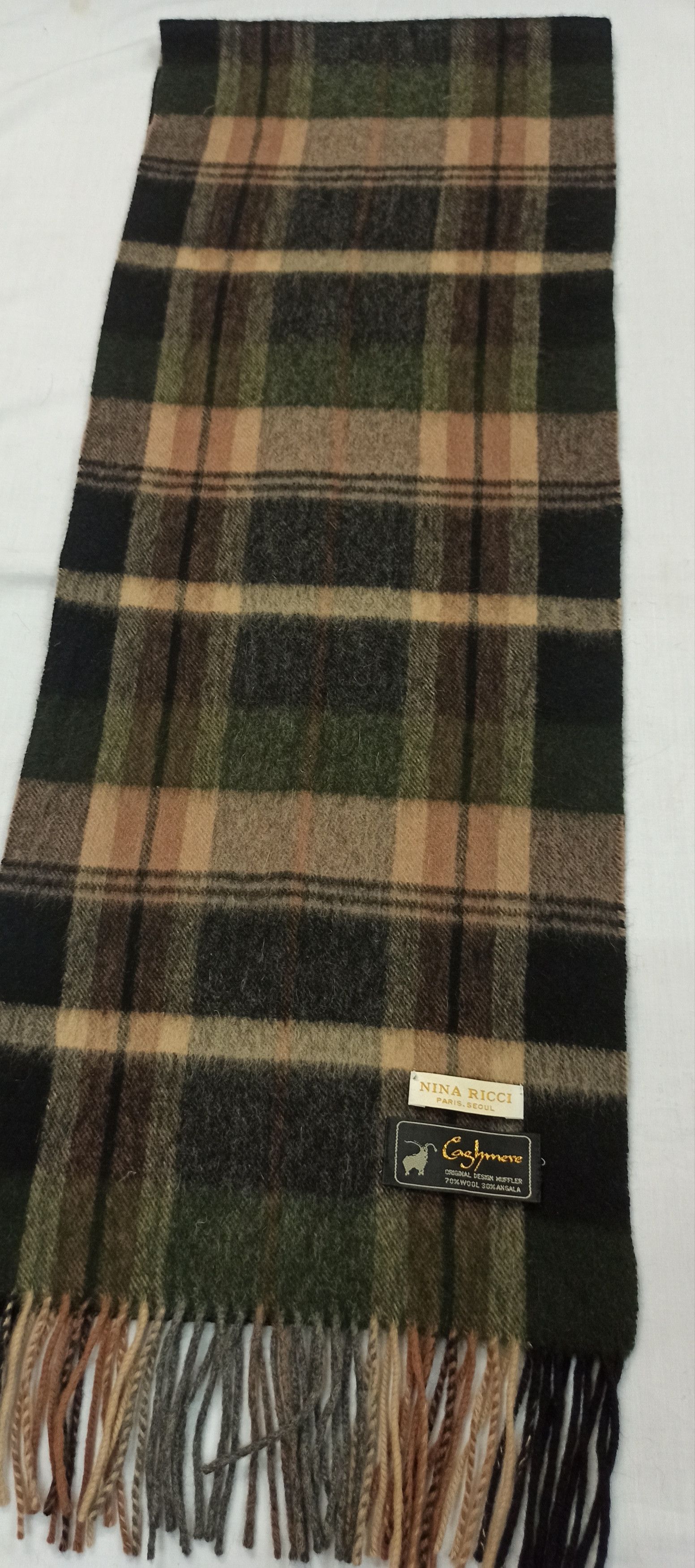 Designer × Nina Ricci Nina Ricci Muffler Scarf Good Condition used Size ONE SIZE - 4 Thumbnail