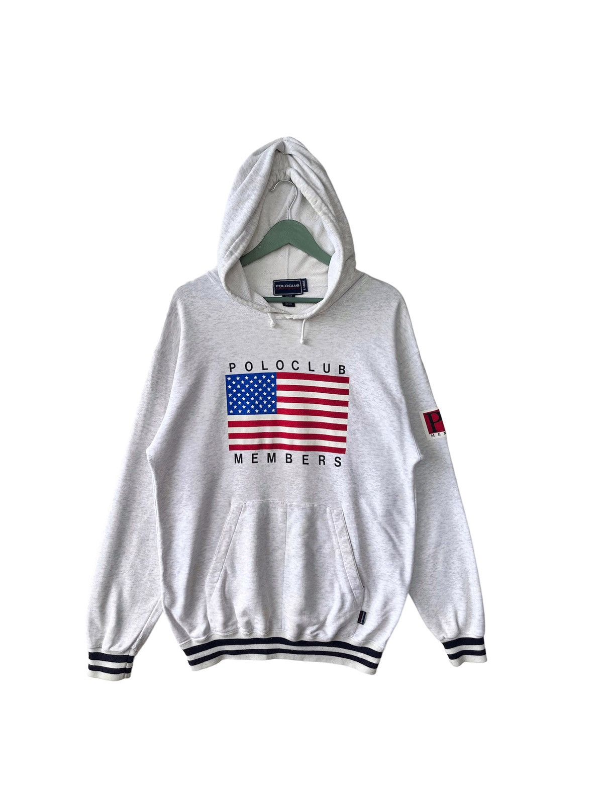 Vintage Vintage Polo Club Members Distressed Hoodie Size US L / EU 52-54 / 3 - 1 Thumbnail