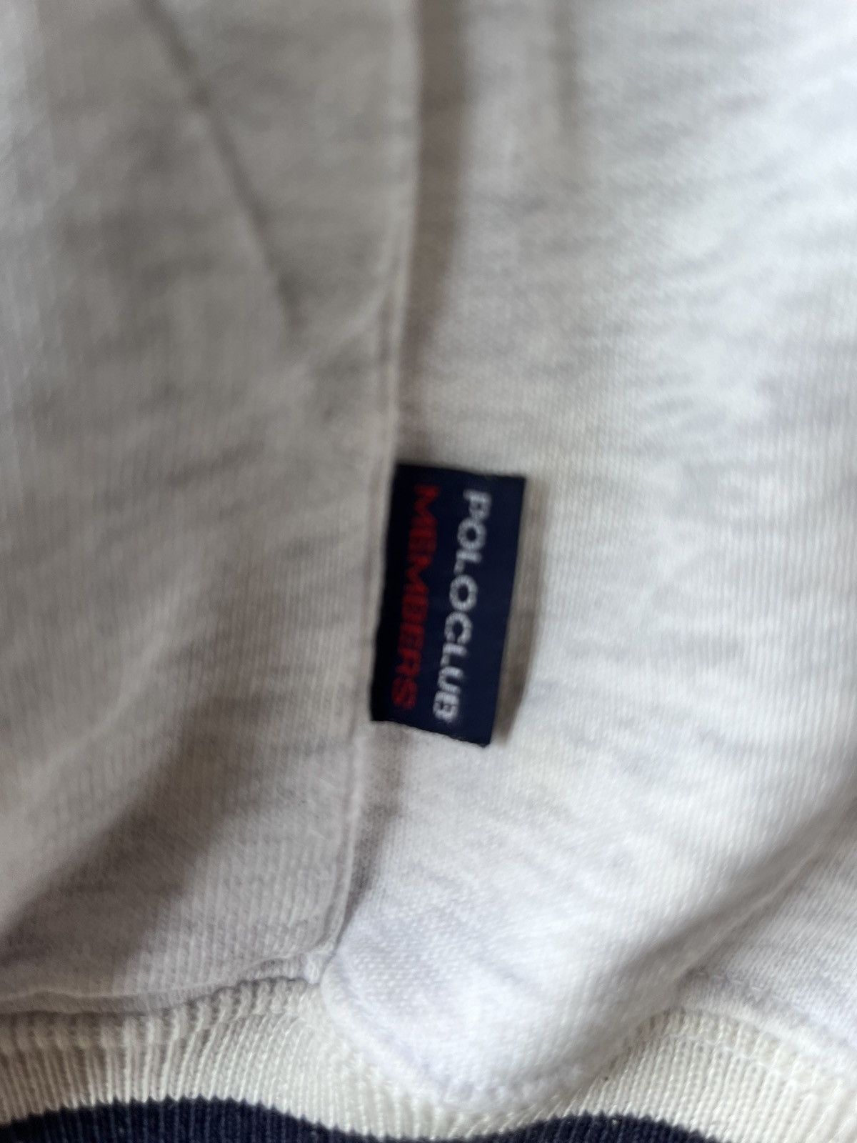 Vintage Vintage Polo Club Members Distressed Hoodie Size US L / EU 52-54 / 3 - 6 Thumbnail