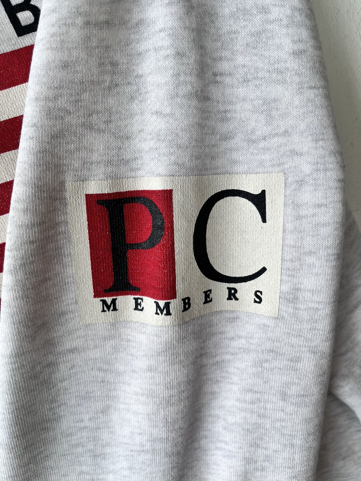 Vintage Vintage Polo Club Members Distressed Hoodie Size US L / EU 52-54 / 3 - 7 Thumbnail