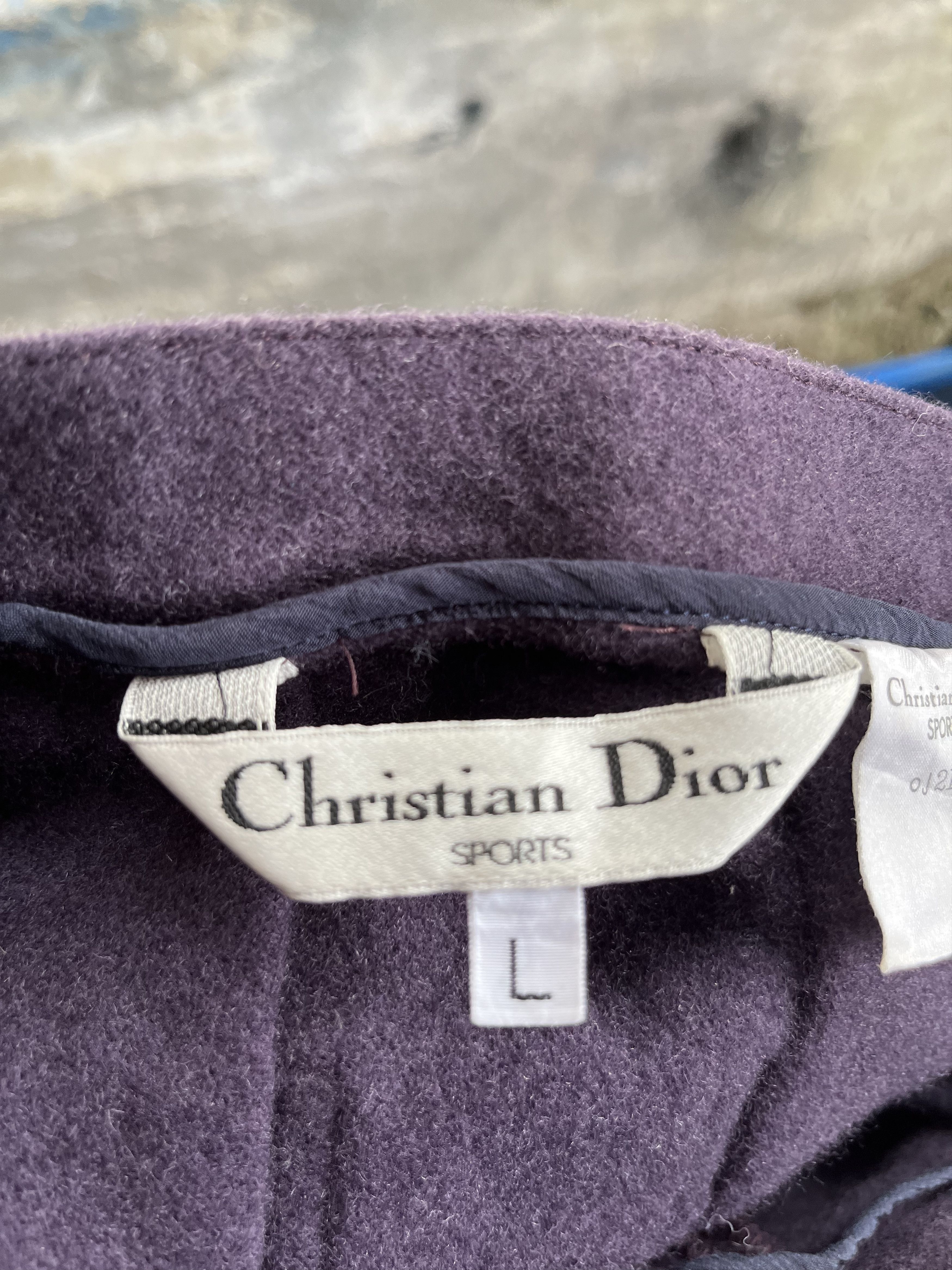 Christian Dior Monsieur Vintage Christian Dior Wool Skirt Size 28" / US 6 / IT 42 - 7 Thumbnail