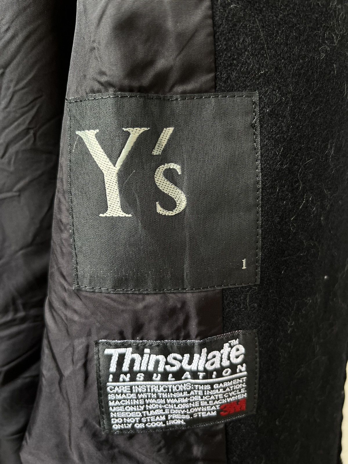 Yohji Yamamoto Vintage Y’s Yohji Yamamoto Wool Jacket Size US M / EU 48-50 / 2 - 7 Thumbnail