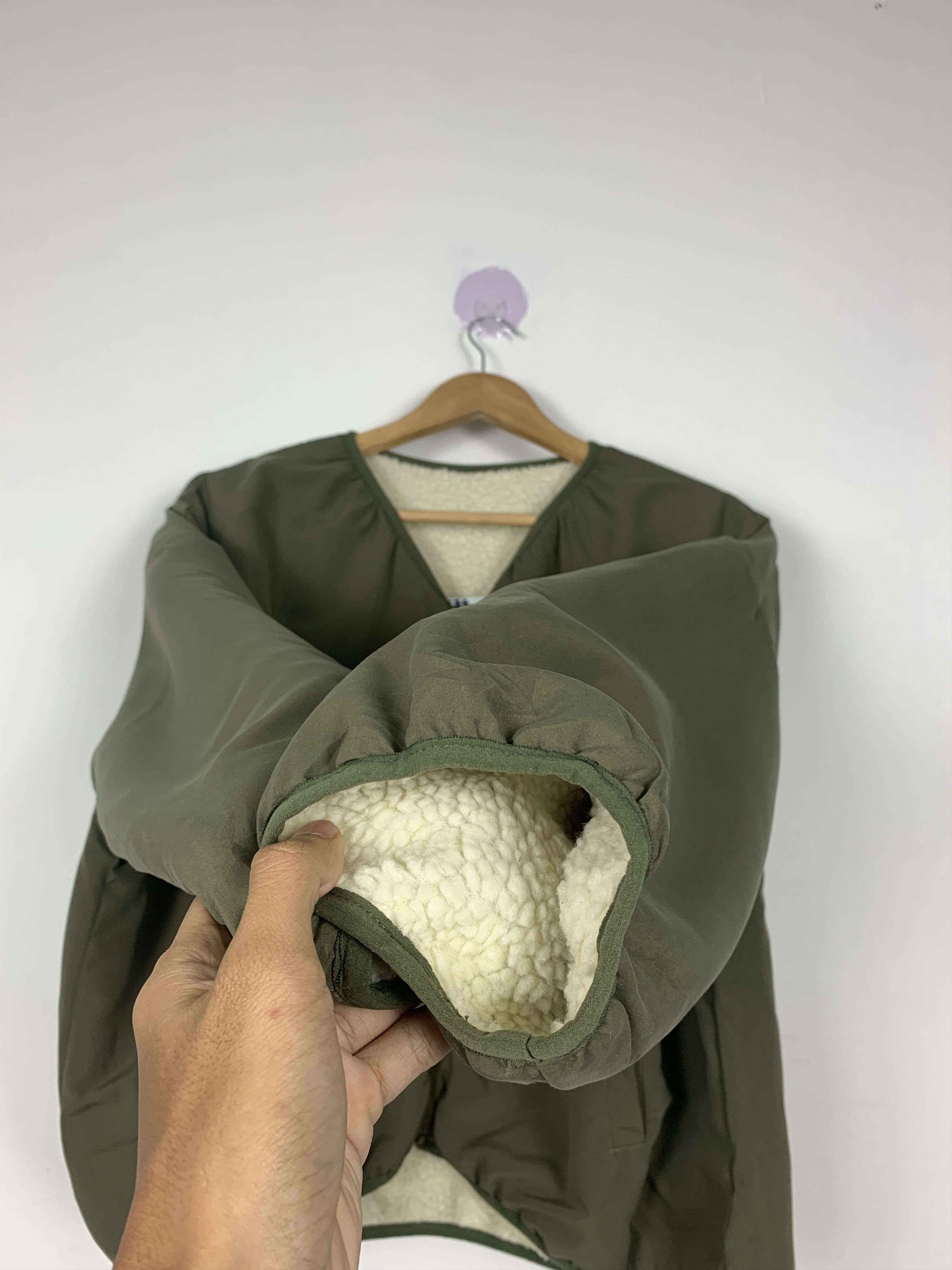 Japanese Brand Vintage SAMANSA MOS2 Sherpa Reversible Jacket J1376 Size 4XL / US 24-26 - 2 Thumbnail