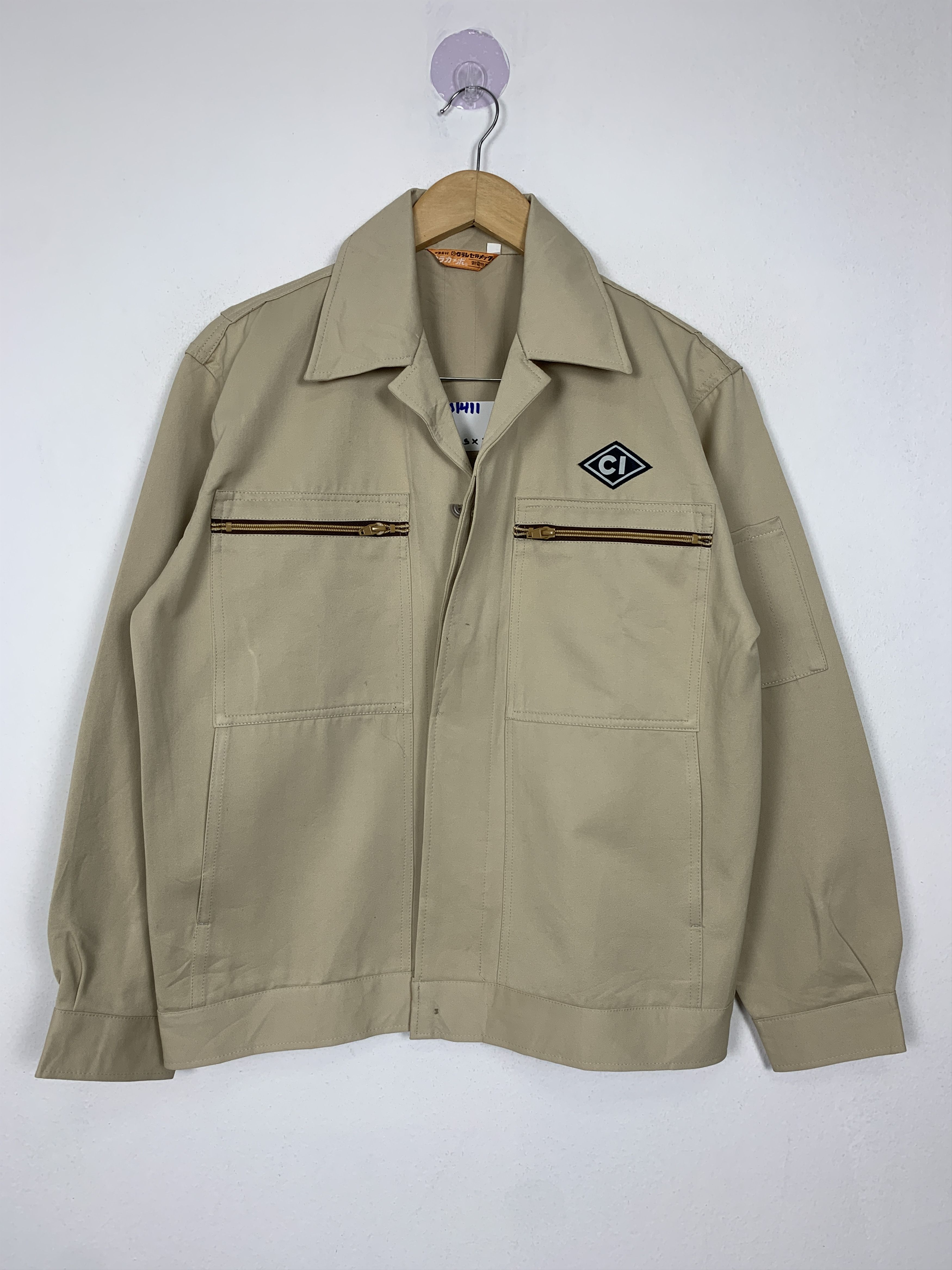 Japanese Brand Vintage Japanese Brand Workers Broken Button Jacket J1411 Size US S / EU 44-46 / 1 - 15 Thumbnail