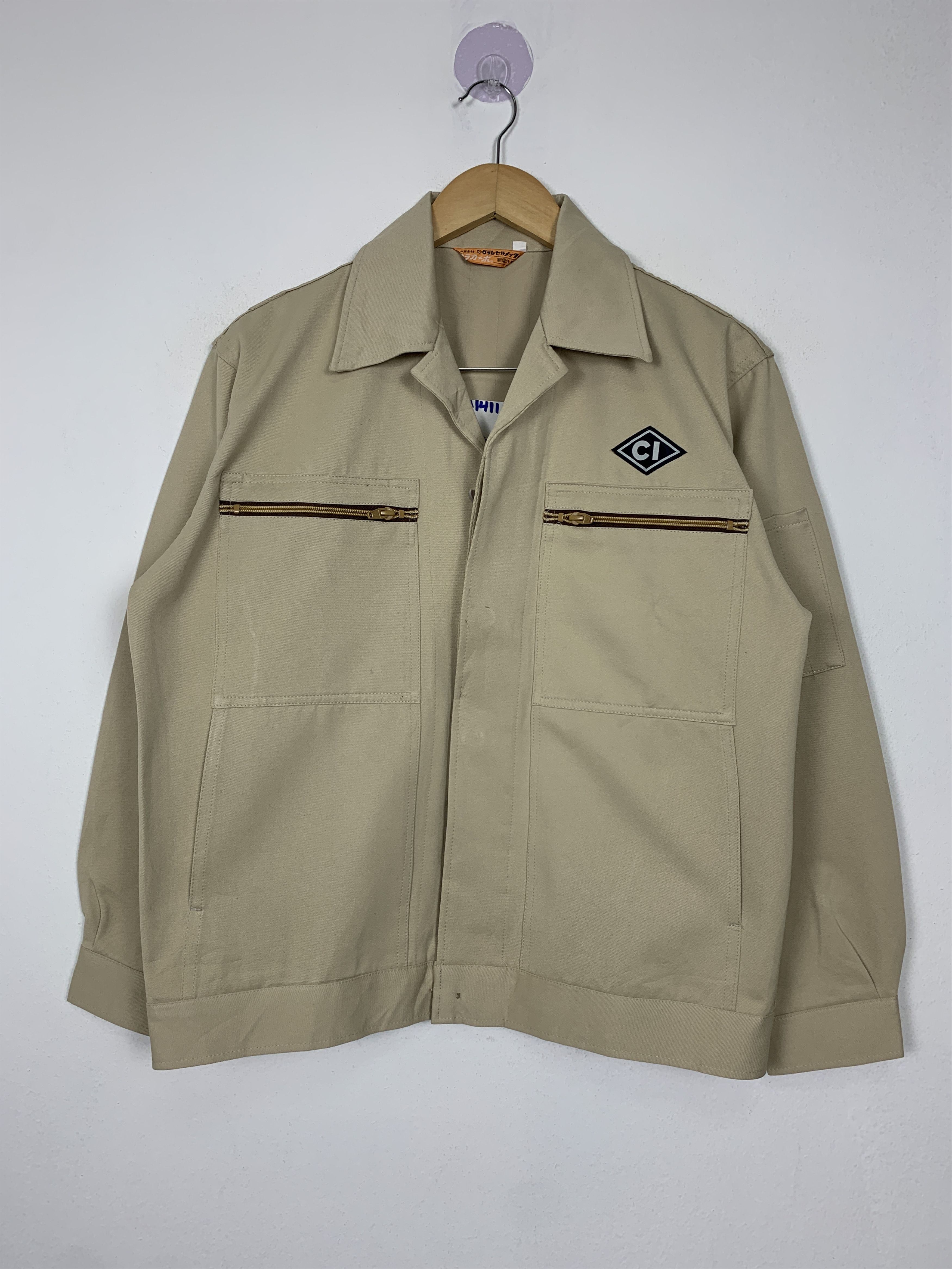 Japanese Brand Vintage Japanese Brand Workers Broken Button Jacket J1411 Size US S / EU 44-46 / 1 - 1 Thumbnail