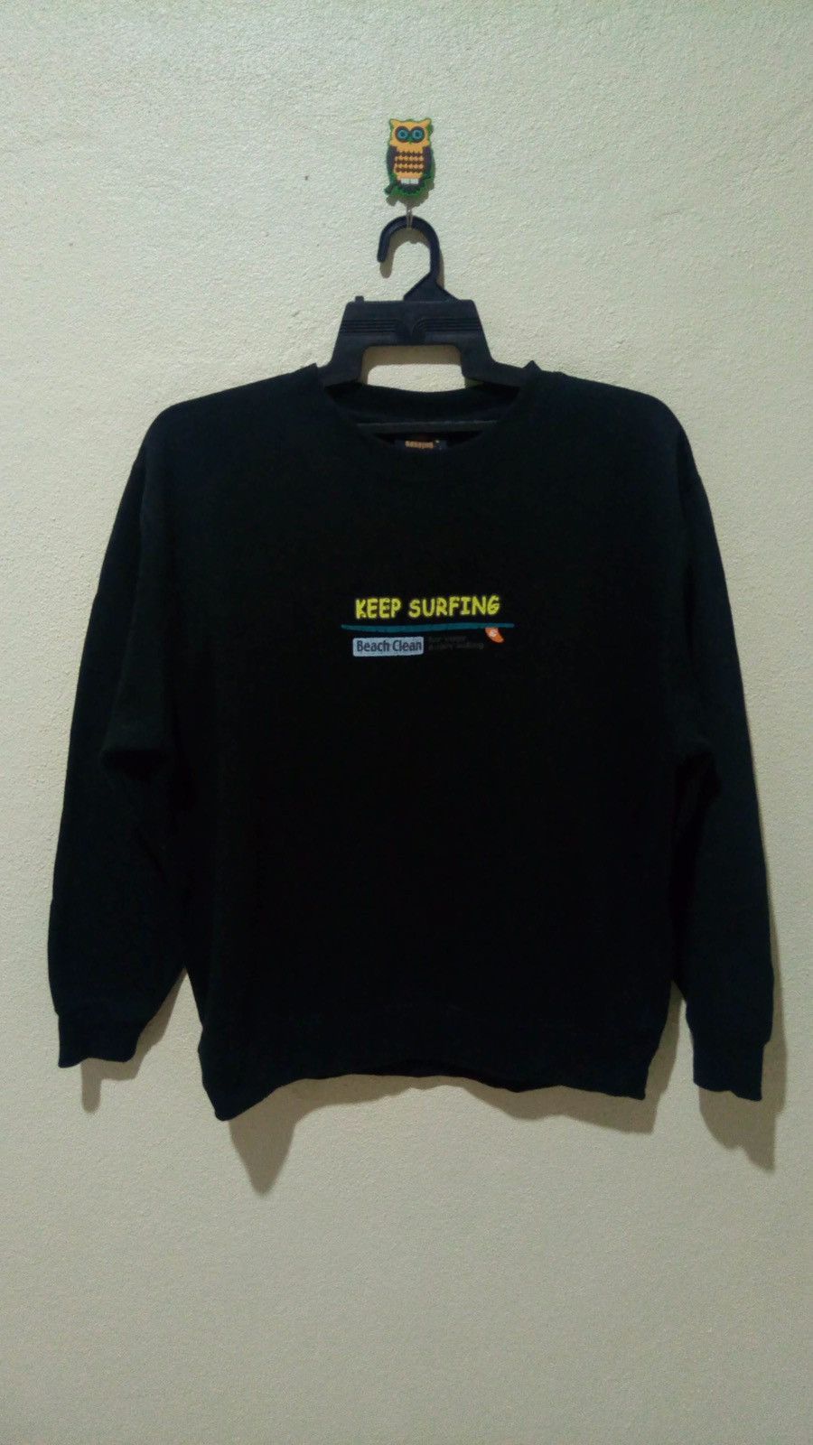 Keep Surfing Sweatshirt Big Logo size L fits Xl