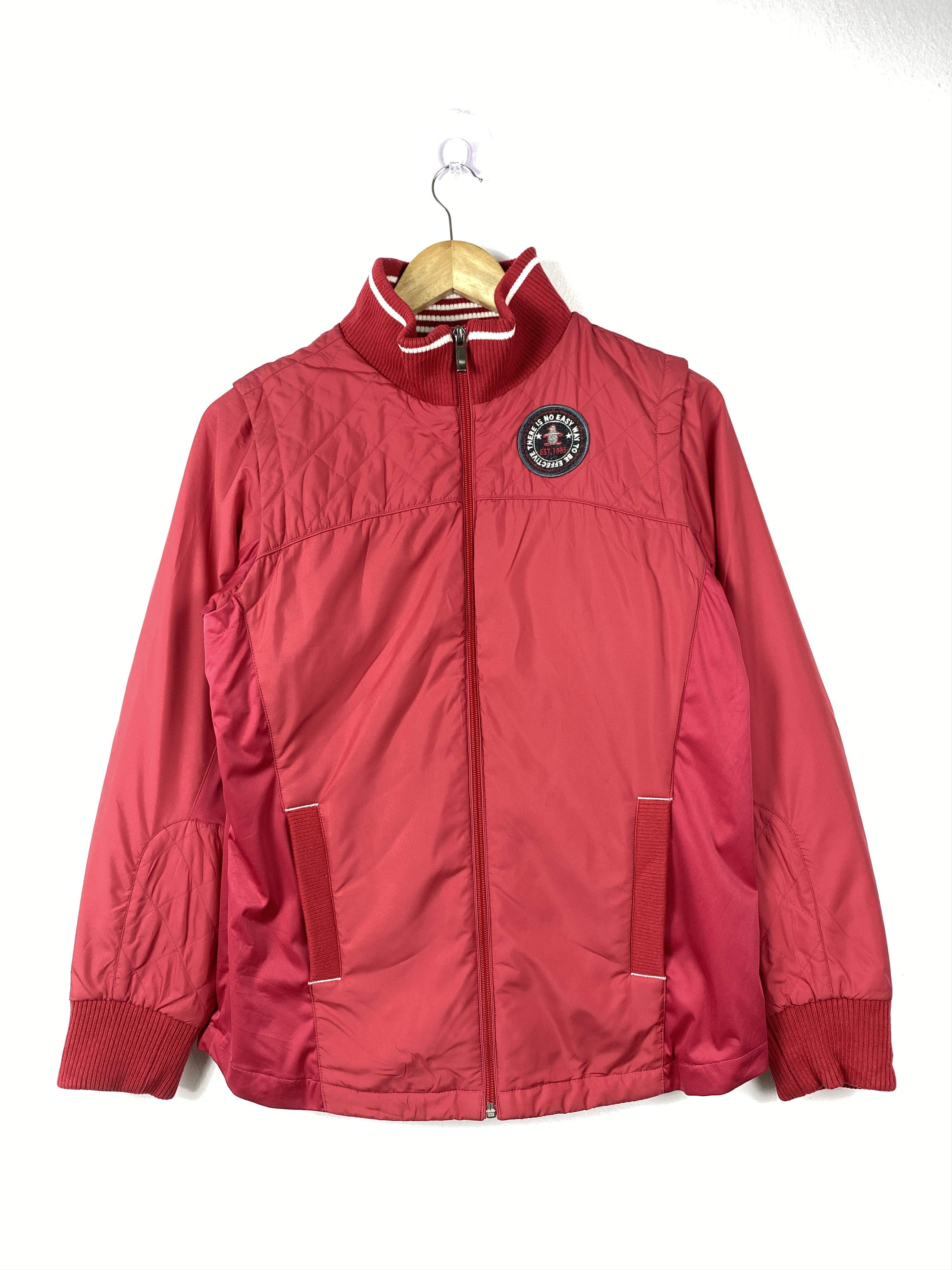 Japanese Brand Vintage Munsing Wear Zip Up Jacket Size US S / EU 44-46 / 1 - 1 Thumbnail