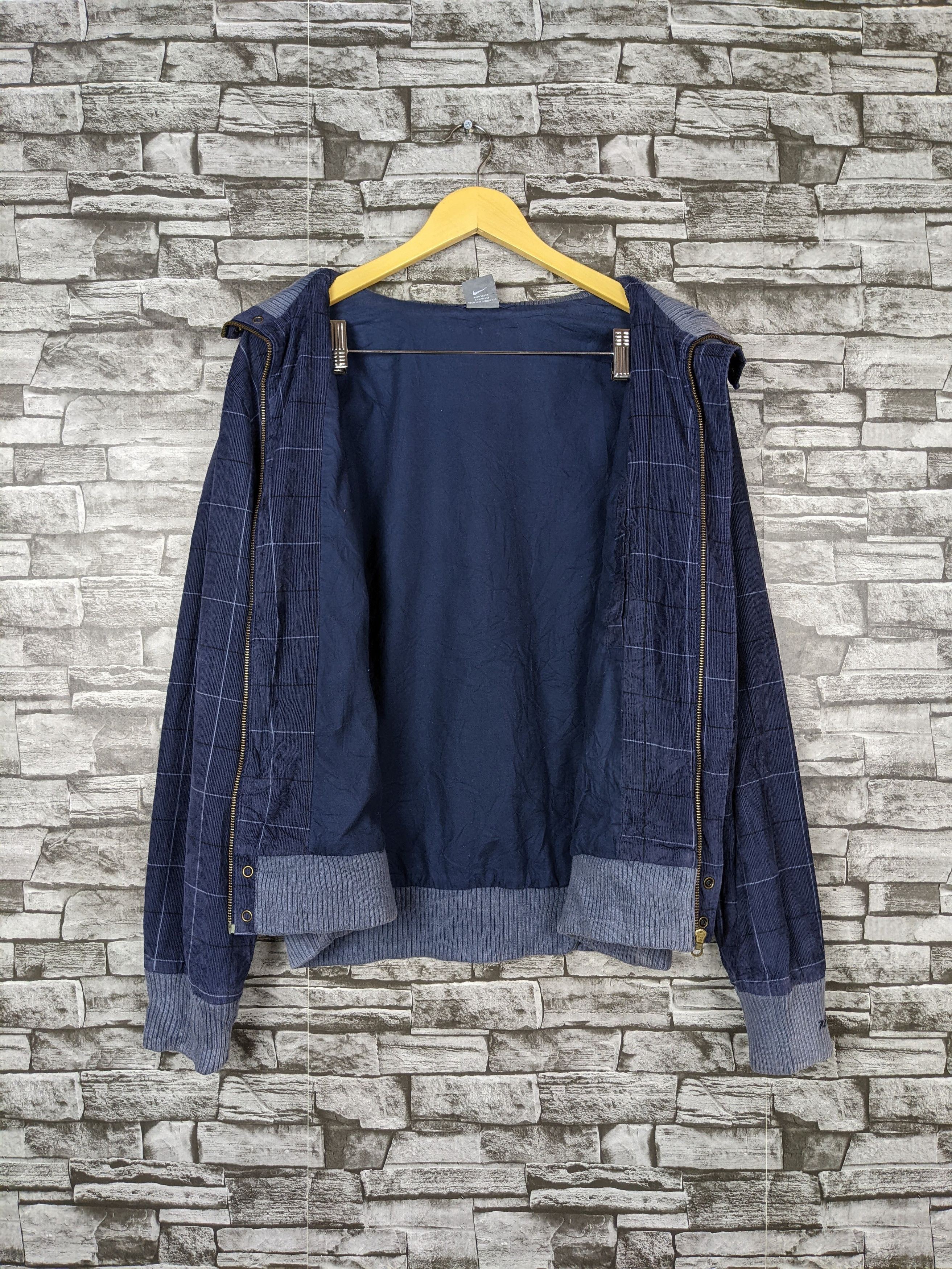Nike Vintage 00s Nike Corduroy Light Jacket Checkered Pattern Size US M / EU 48-50 / 2 - 3 Thumbnail