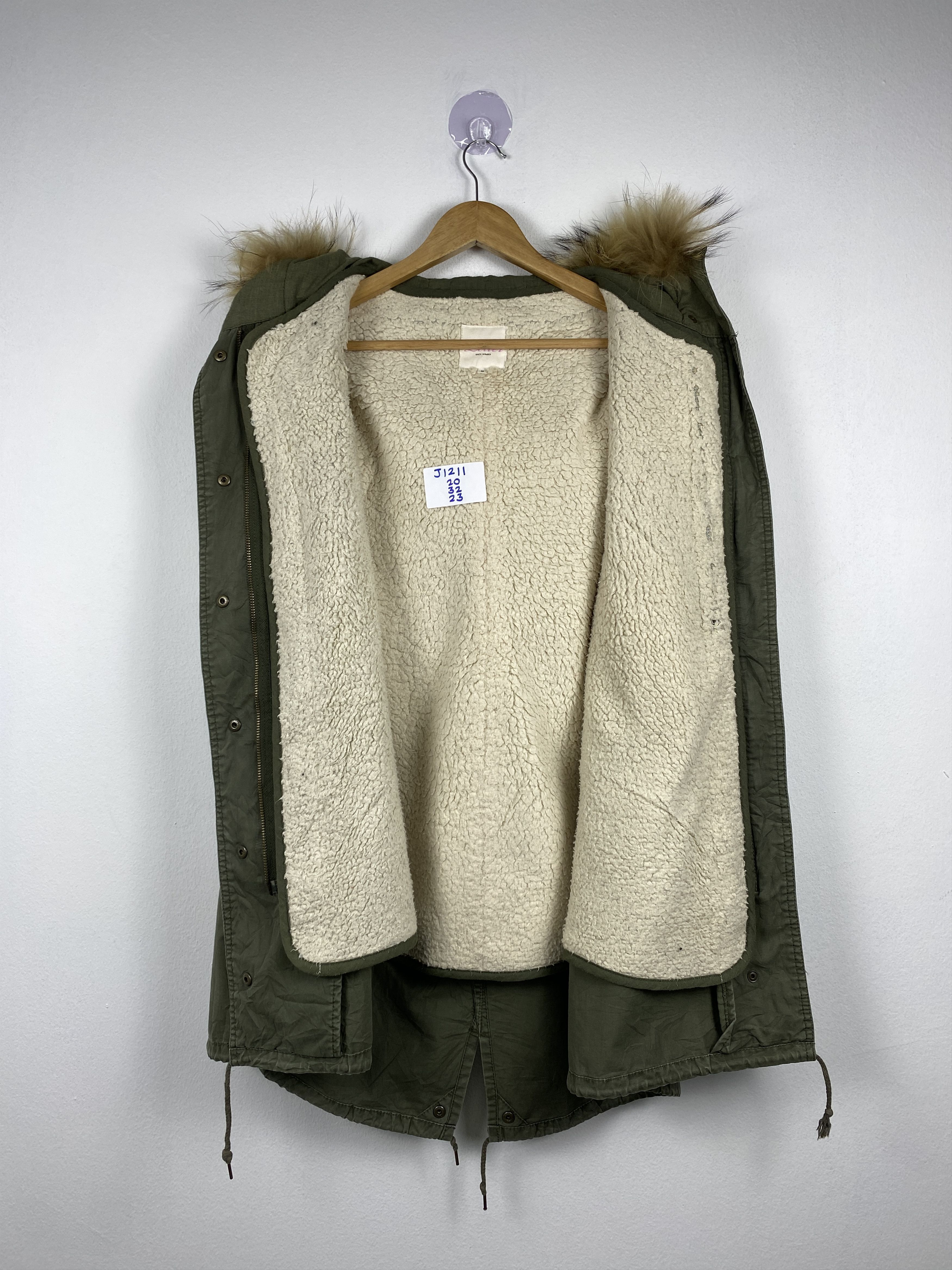 Japanese Brand Vintage Back Number Hoodi Fish Tail Parkas Jacket J1211 Size US S / EU 44-46 / 1 - 8 Thumbnail
