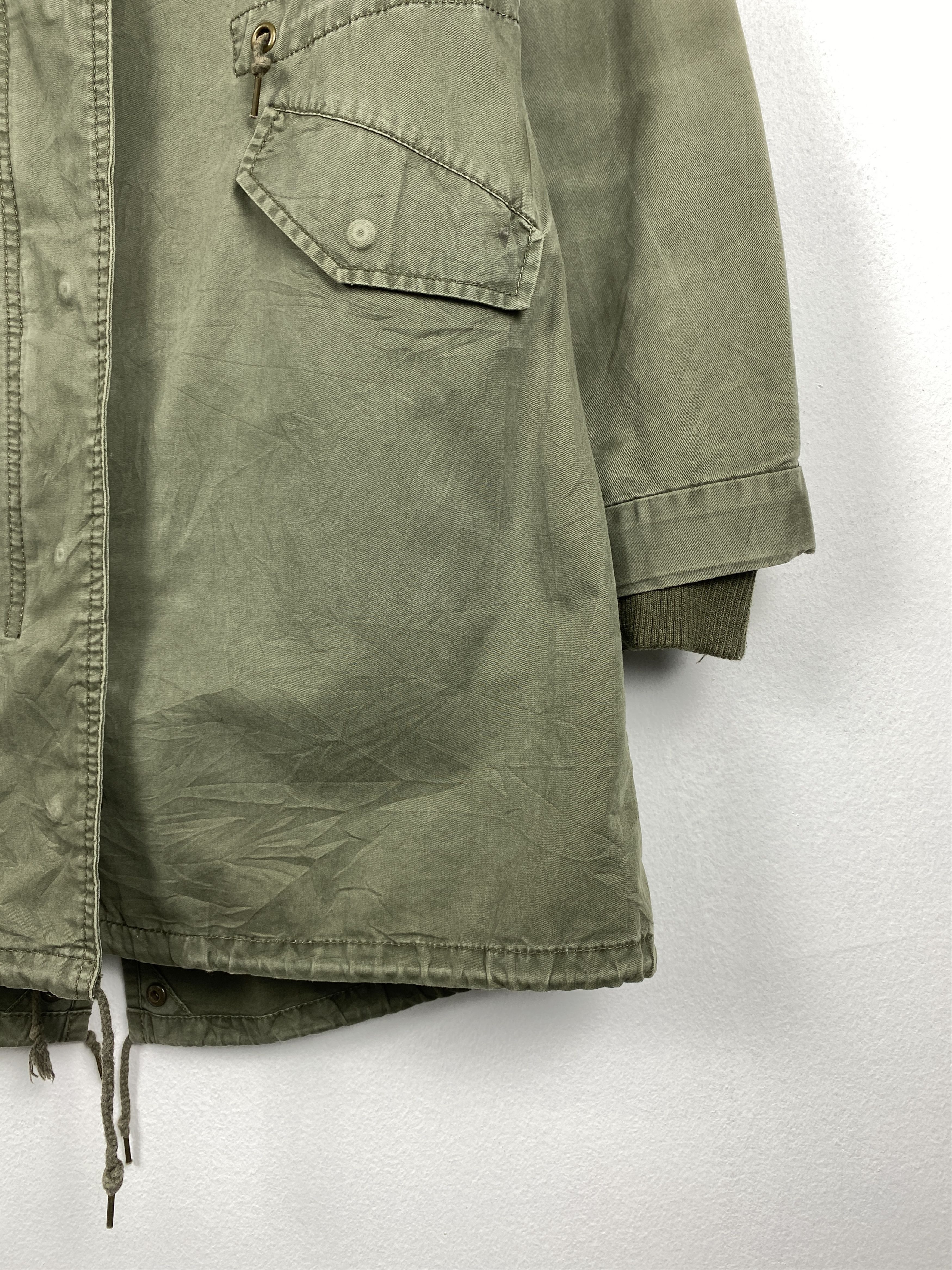 Japanese Brand Vintage Back Number Hoodi Fish Tail Parkas Jacket J1211 Size US S / EU 44-46 / 1 - 4 Thumbnail