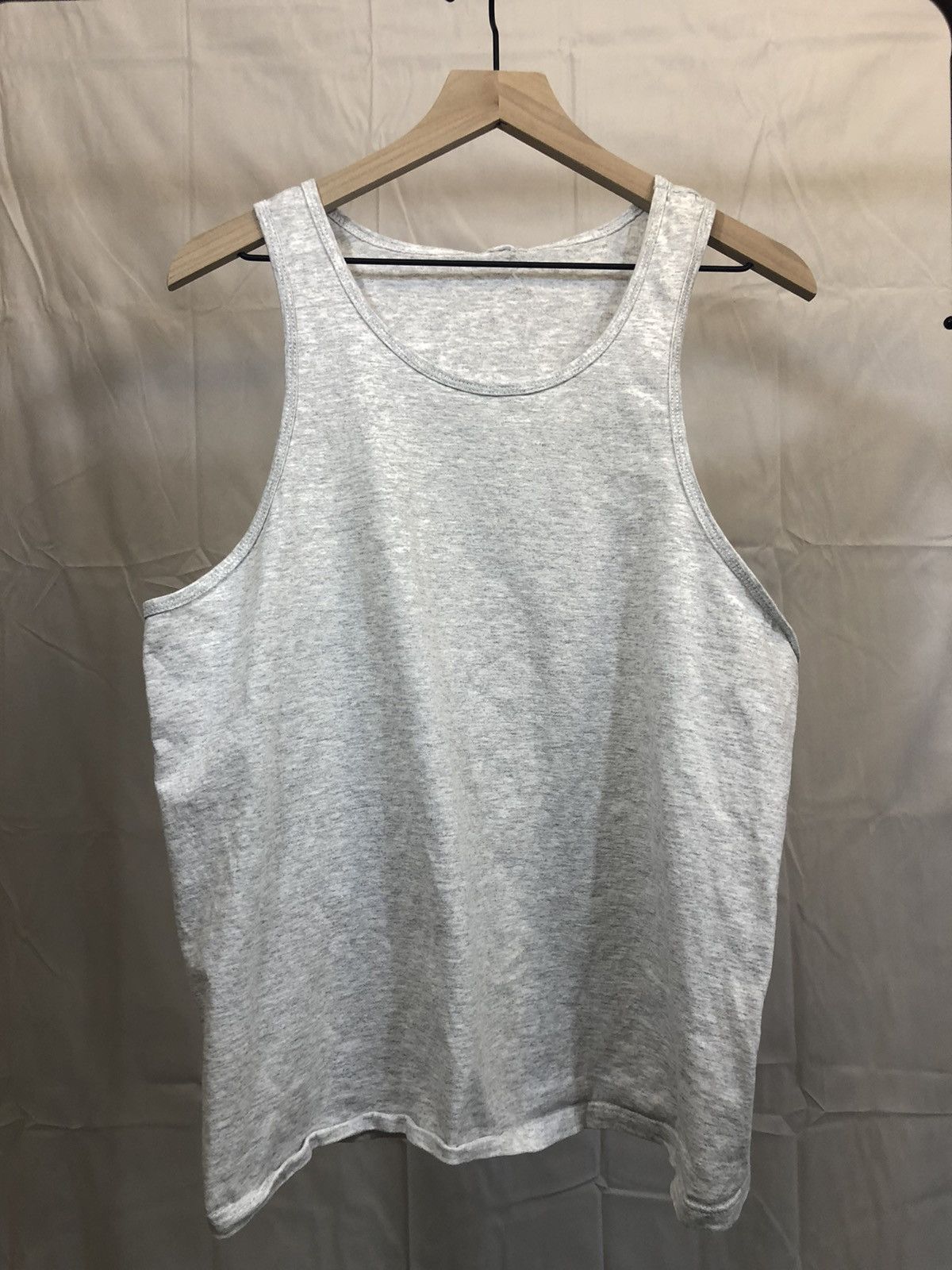 Vintage Distressed Blank Basic Tank Top Shirt Size US L / EU 52-54 / 3 - 1 Thumbnail