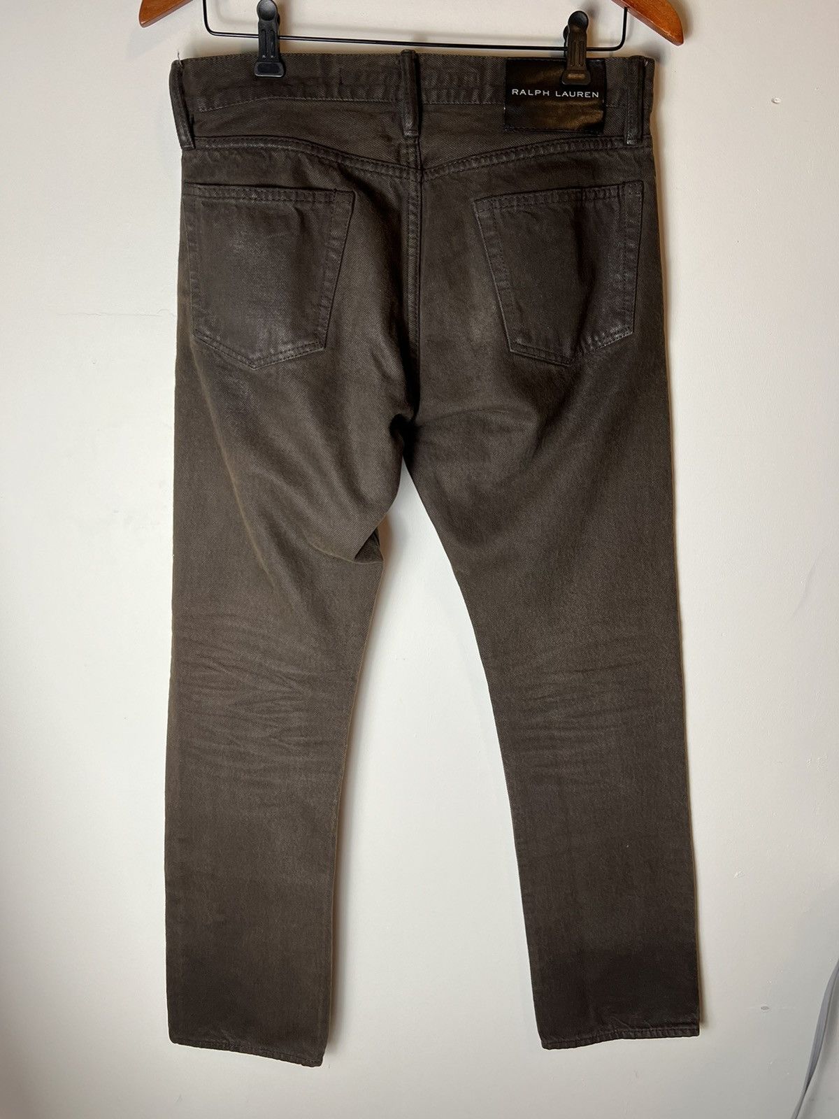 Ralph Lauren × Ralph Lauren Black Label Ralph Lauren Black Label Brown Straight Leg Denim Jeans Size US 30 / EU 46 - 2 Thumbnail