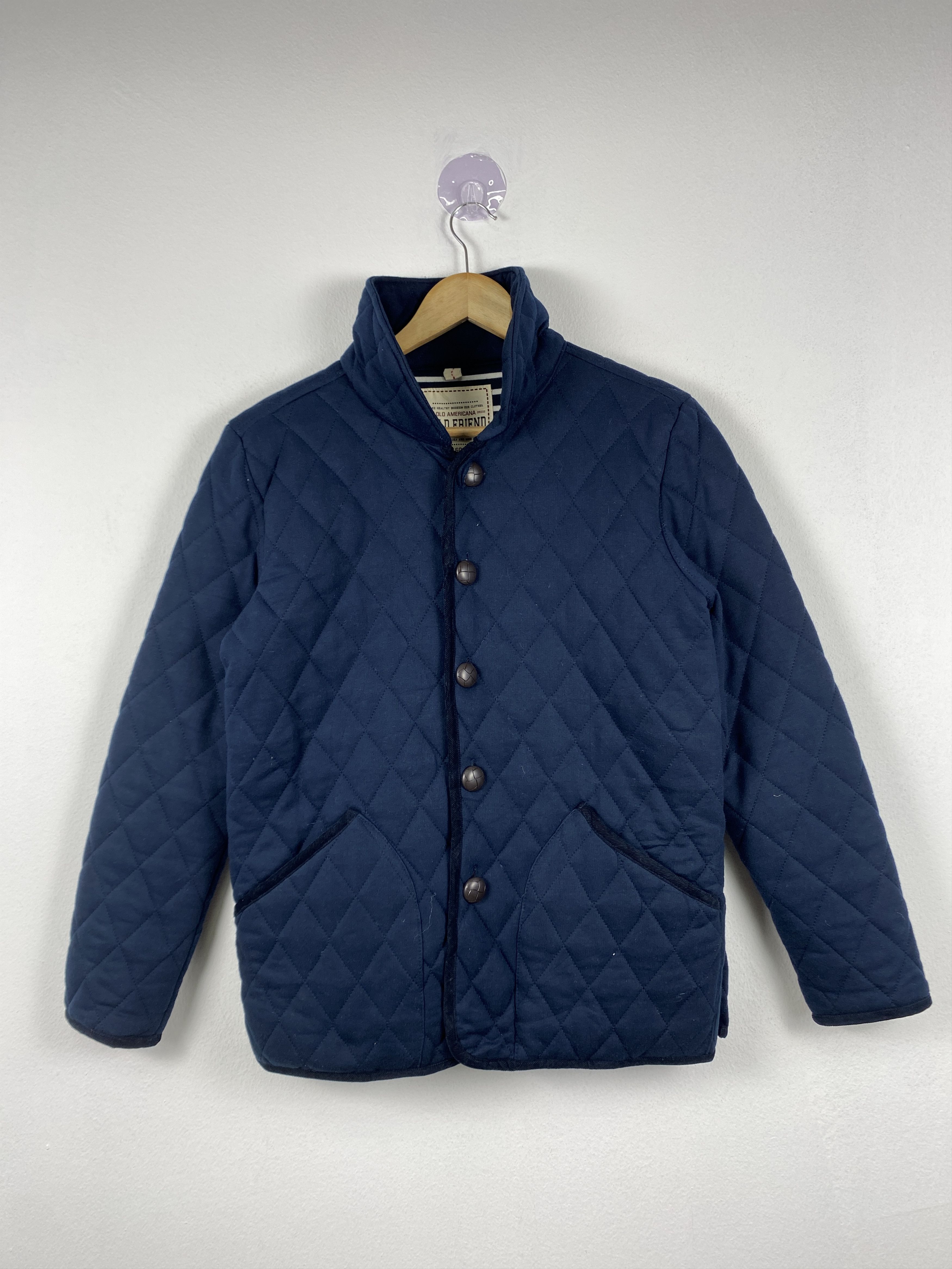 Japanese Brand Vintage Wild Friend Quilted Lining Button Up Jacket J1275 Size US S / EU 44-46 / 1 - 1 Thumbnail