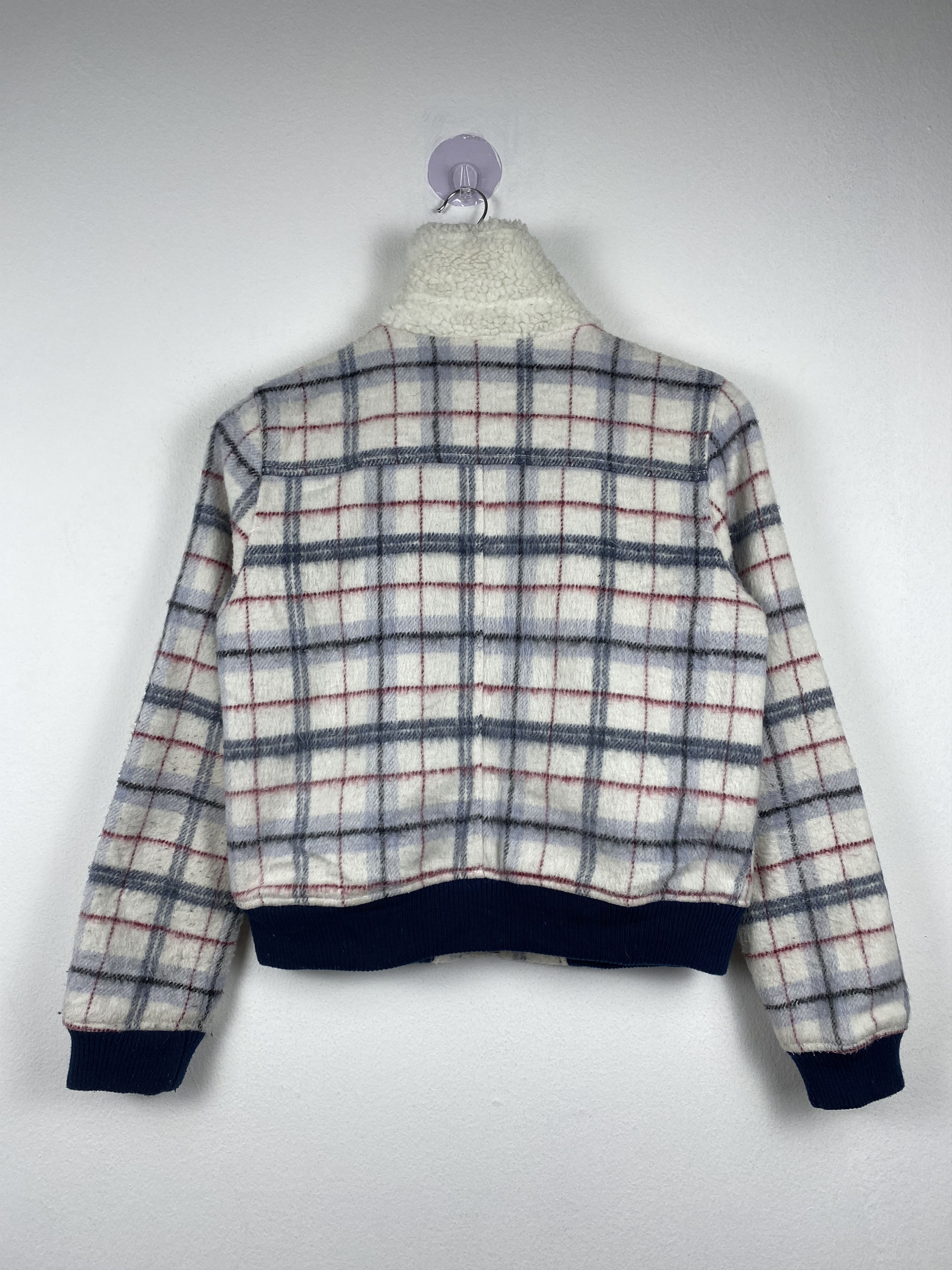 Index Vintage Index Checkered Wool Zip Up Jacket J1222 Size M / US 6-8 / IT 42-44 - 7 Thumbnail