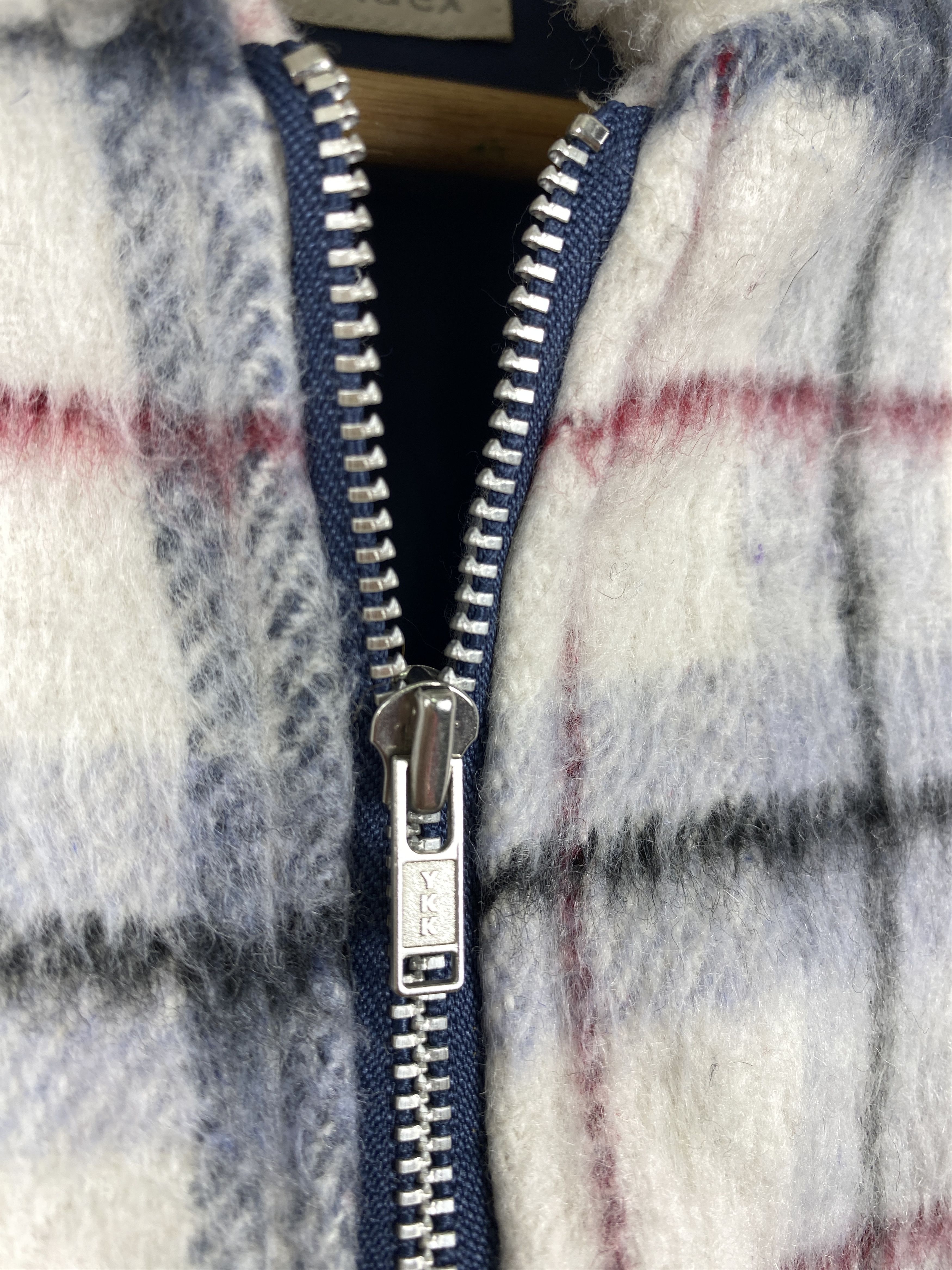 Index Vintage Index Checkered Wool Zip Up Jacket J1222 Size M / US 6-8 / IT 42-44 - 6 Thumbnail