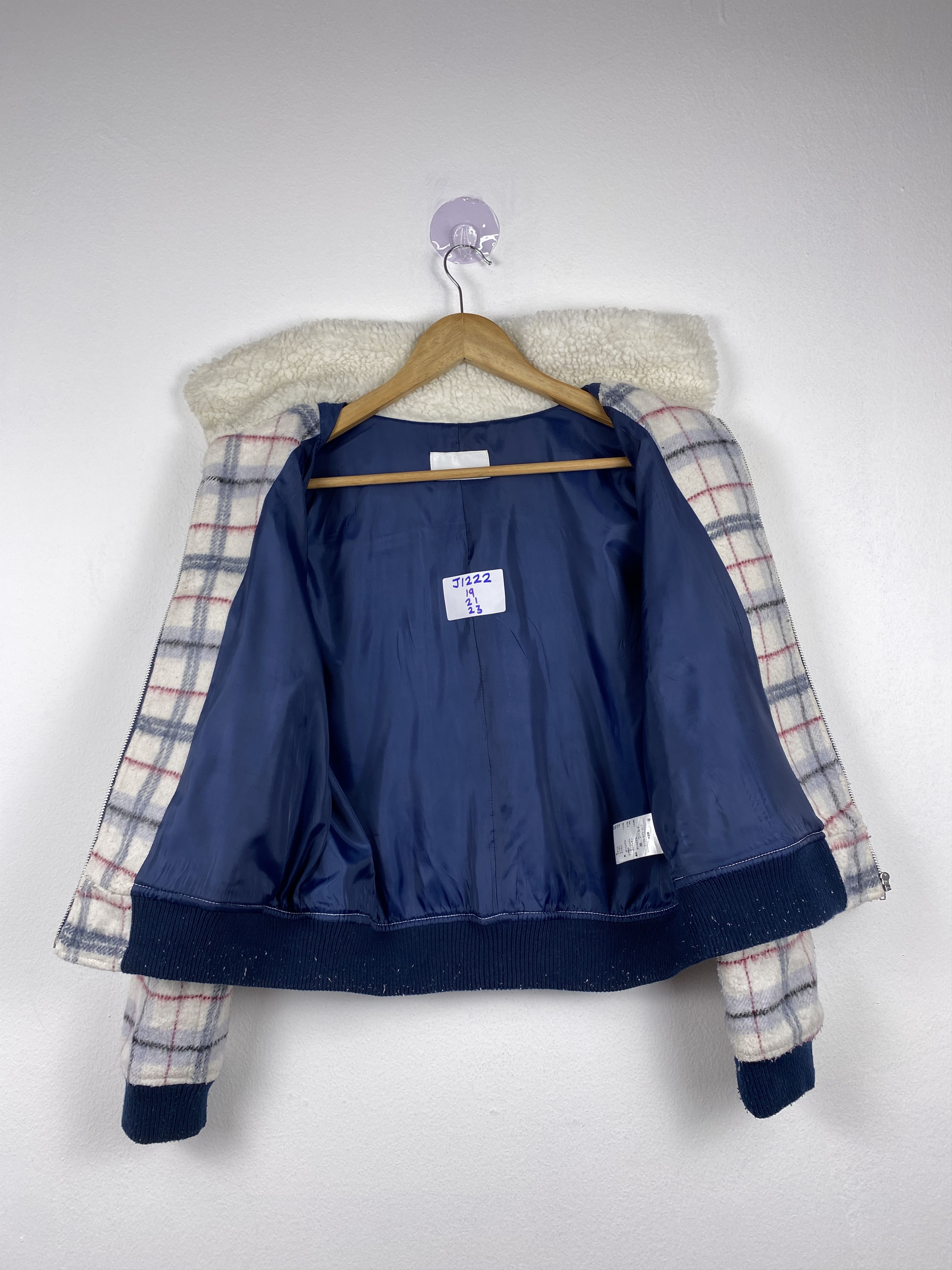 Index Vintage Index Checkered Wool Zip Up Jacket J1222 Size M / US 6-8 / IT 42-44 - 8 Thumbnail