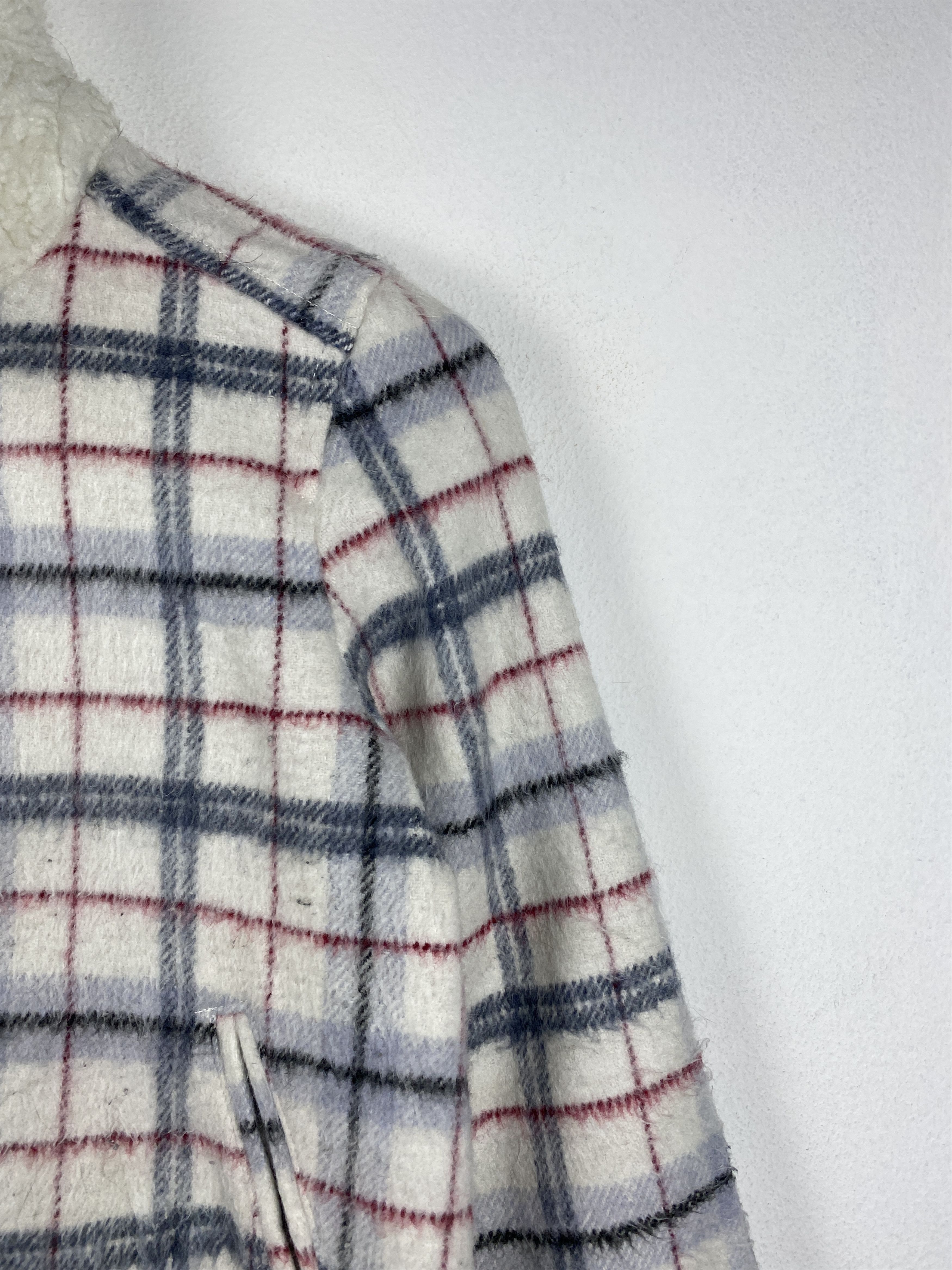 Index Vintage Index Checkered Wool Zip Up Jacket J1222 Size M / US 6-8 / IT 42-44 - 3 Thumbnail