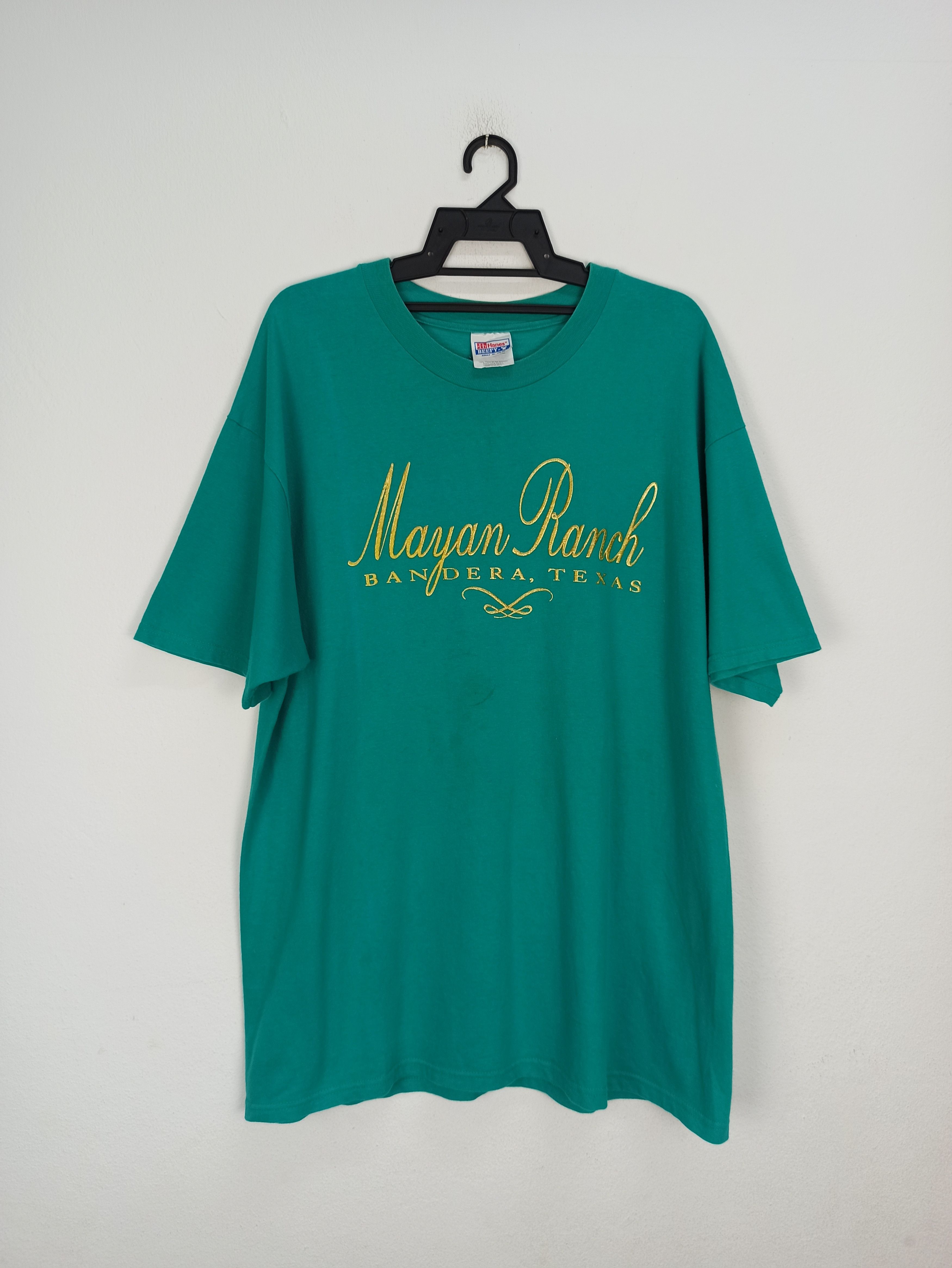 !!STEALS!! Vintage Mayan Ranch Bandera TexasTee Spell out
