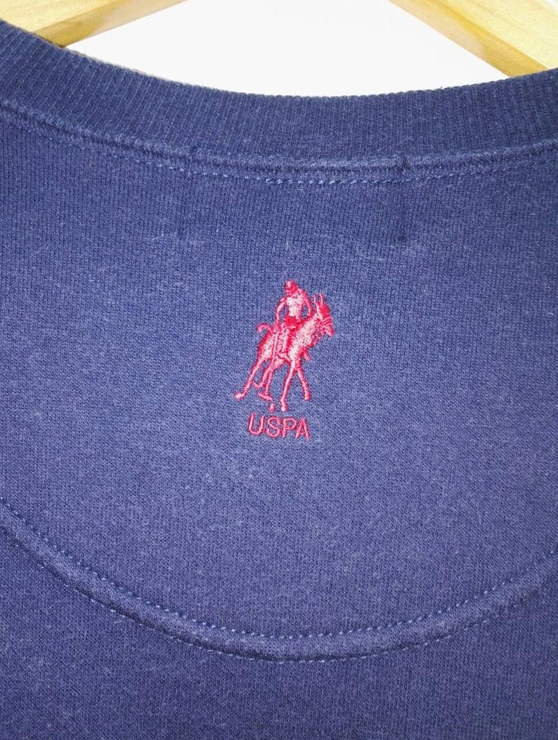 U.S. Polo Assn. Vintage US POLO Sweatshirt Nice Logo for Women Size M / US 6-8 / IT 42-44 - 5 Thumbnail