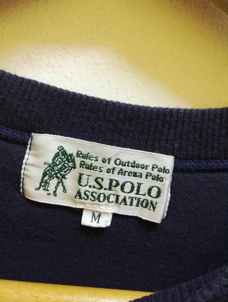 U.S. Polo Assn. Vintage US POLO Sweatshirt Nice Logo for Women Size M / US 6-8 / IT 42-44 - 8 Thumbnail