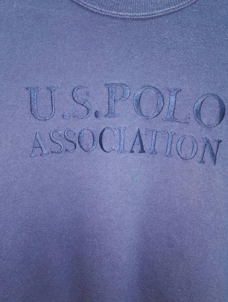 U.S. Polo Assn. Vintage US POLO Sweatshirt Nice Logo for Women Size M / US 6-8 / IT 42-44 - 3 Thumbnail