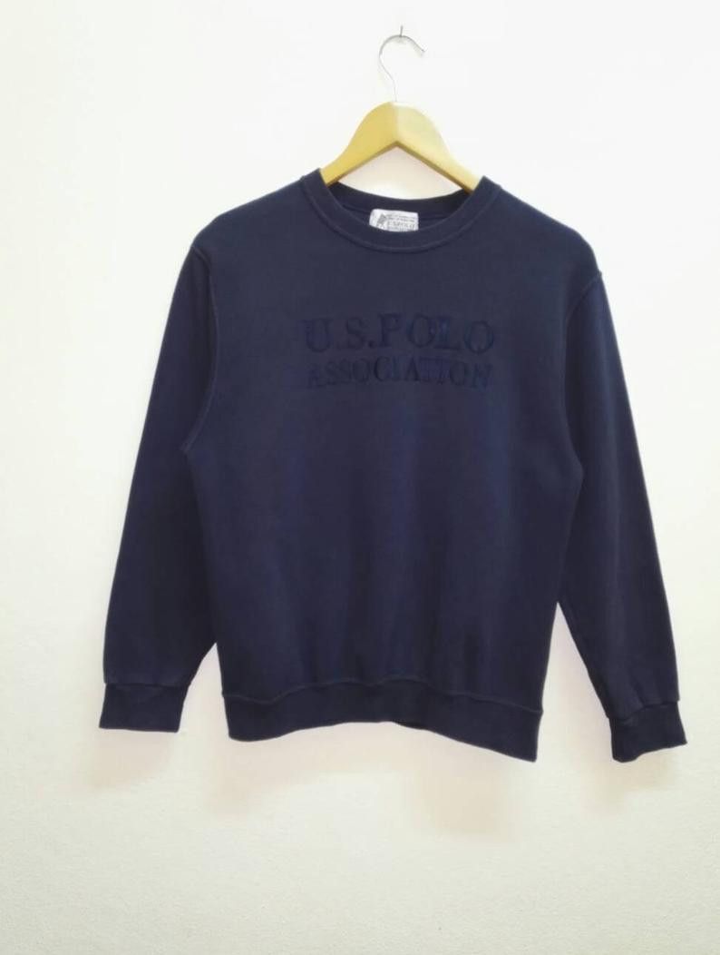 U.S. Polo Assn. Vintage US POLO Sweatshirt Nice Logo for Women Size M / US 6-8 / IT 42-44 - 1 Thumbnail
