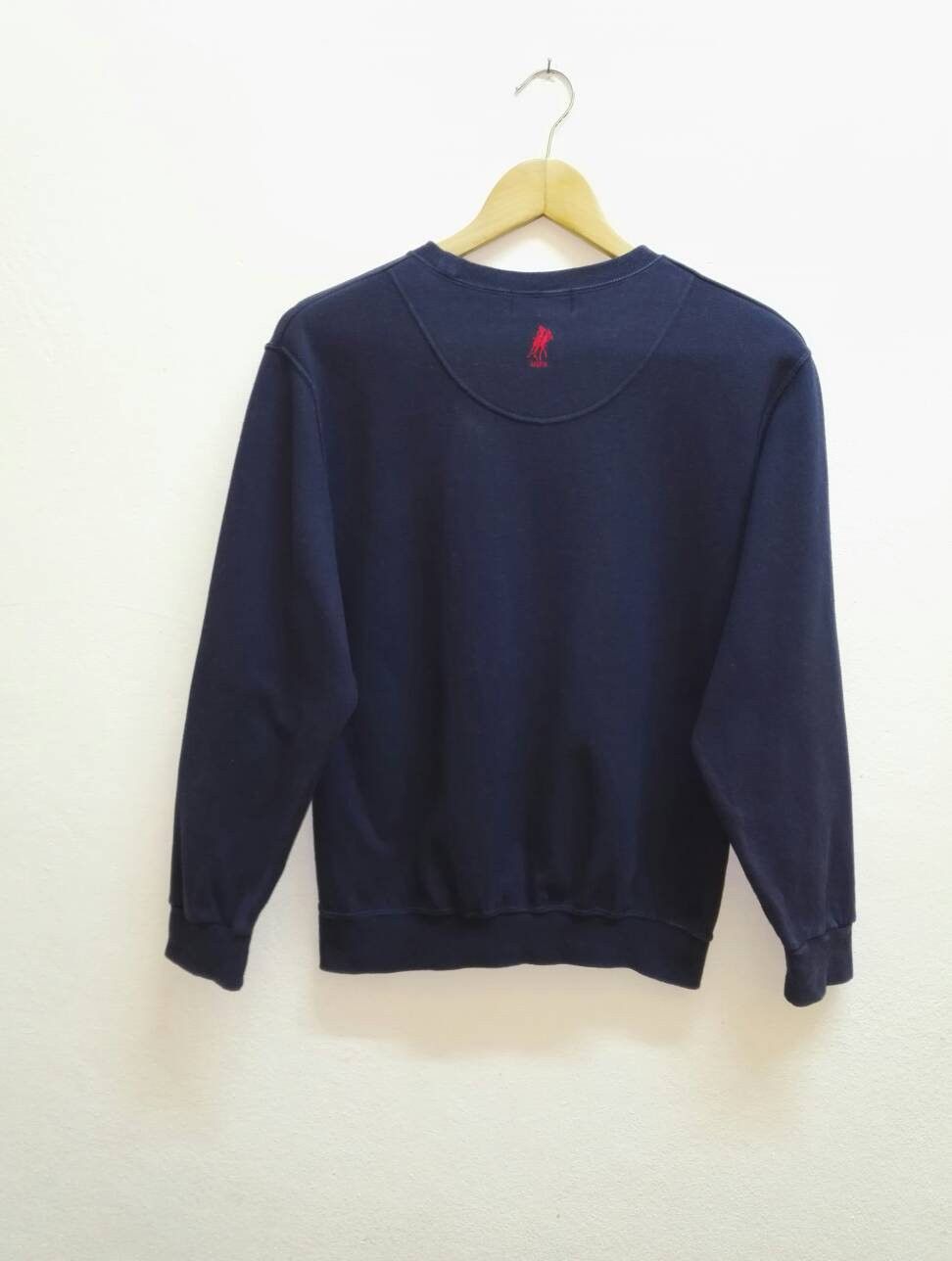 U.S. Polo Assn. Vintage US POLO Sweatshirt Nice Logo for Women Size M / US 6-8 / IT 42-44 - 4 Thumbnail