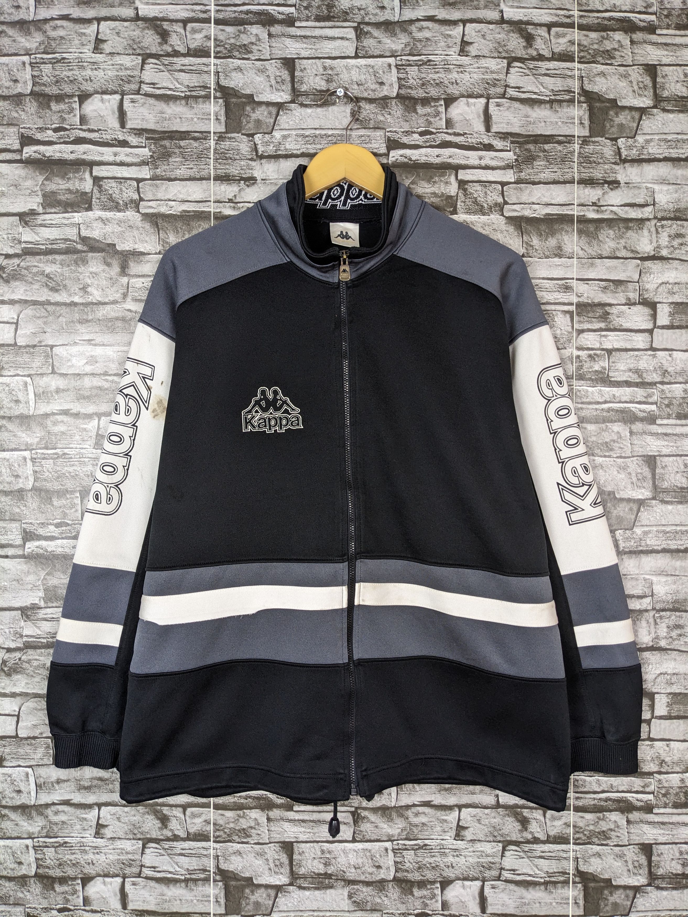 Kappa Vintage Kappa Track top jacket Side Ribbon Spell Out