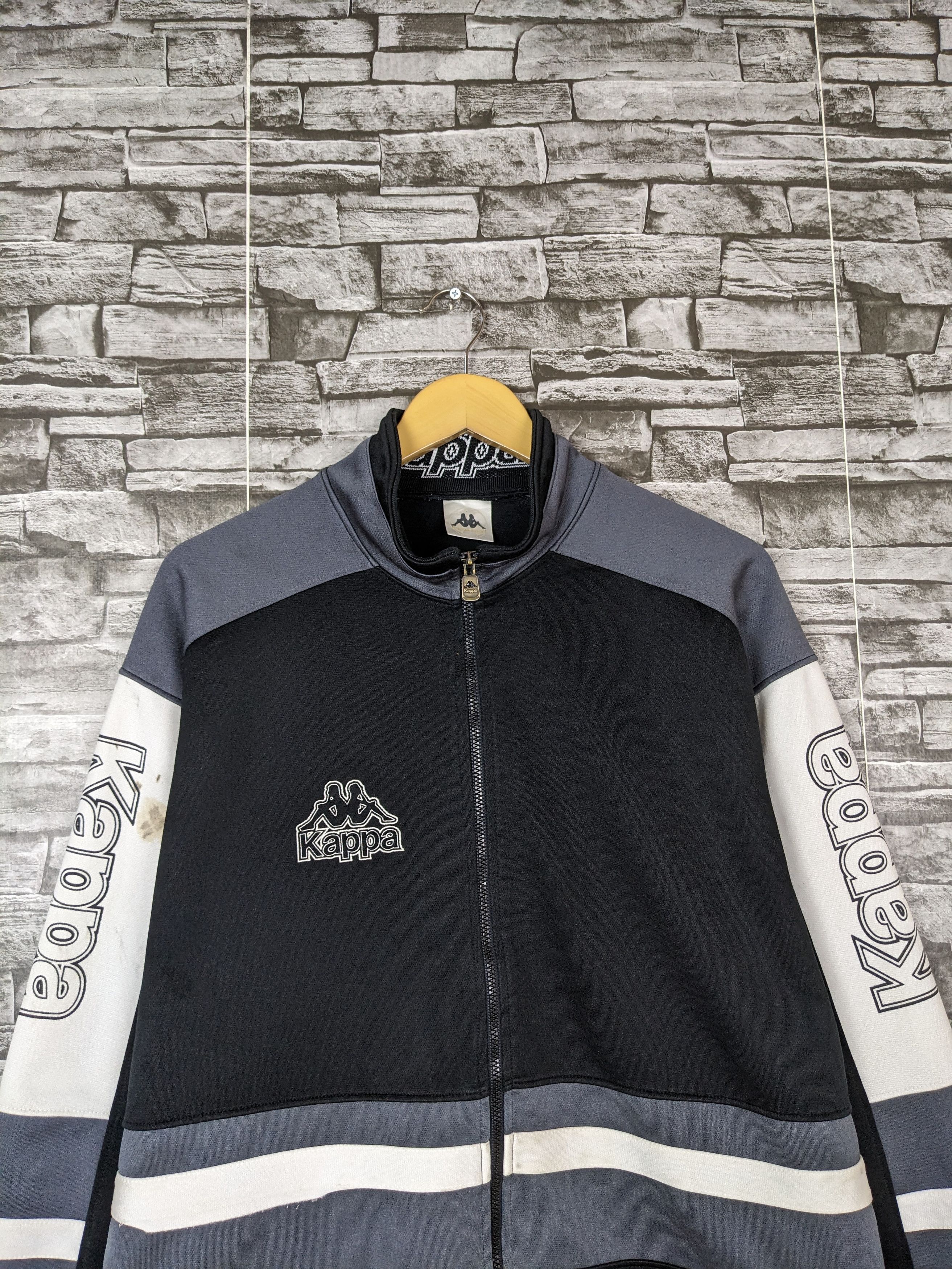 Kappa Vintage Kappa Parka Light Jacket Sweater Big Logo Size US L / EU 52-54 / 3 - 3 Thumbnail