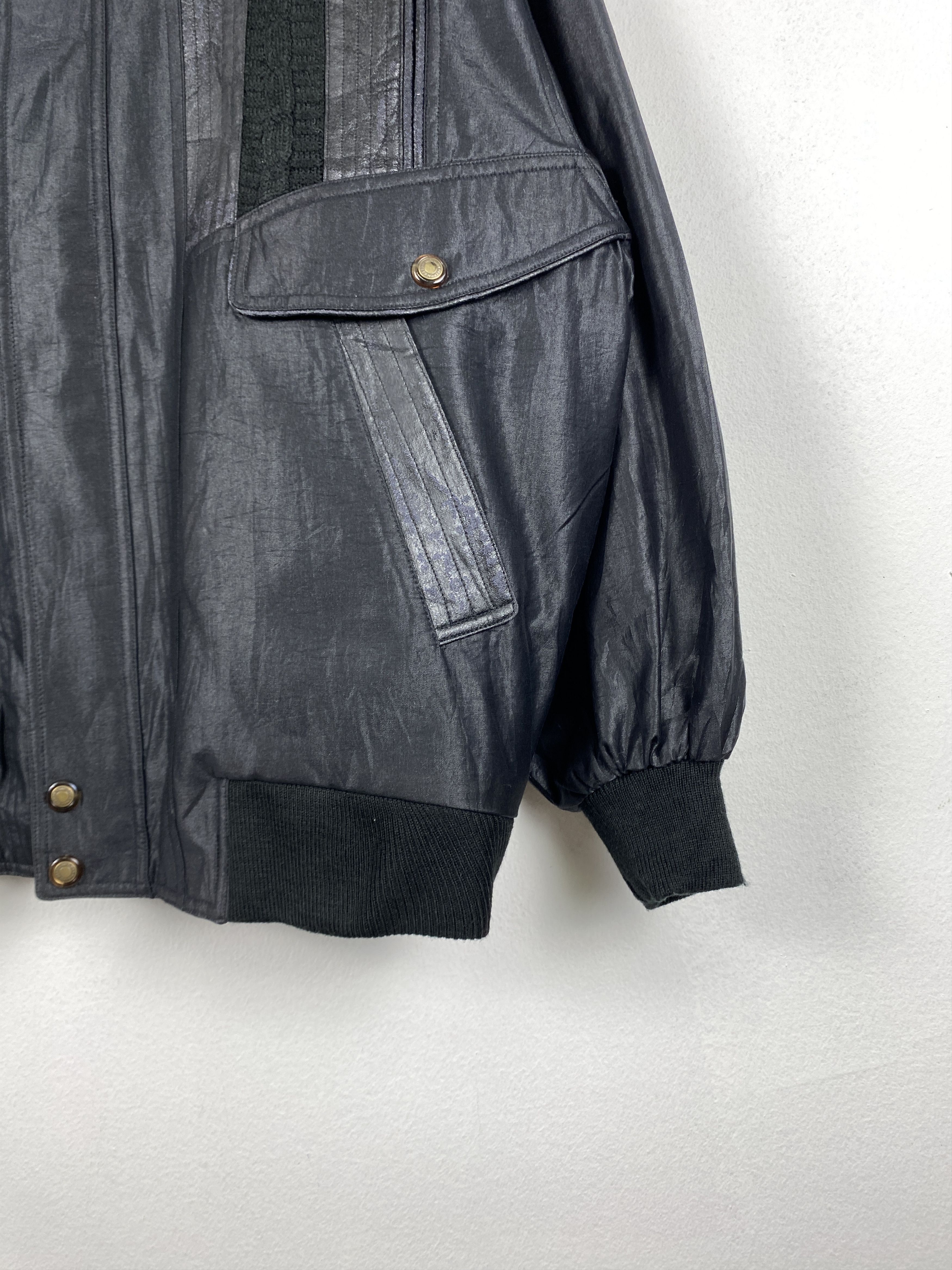 Japanese Brand Vintage 90s Standard Member Leather Jacket J1279 Size US M / EU 48-50 / 2 - 4 Thumbnail