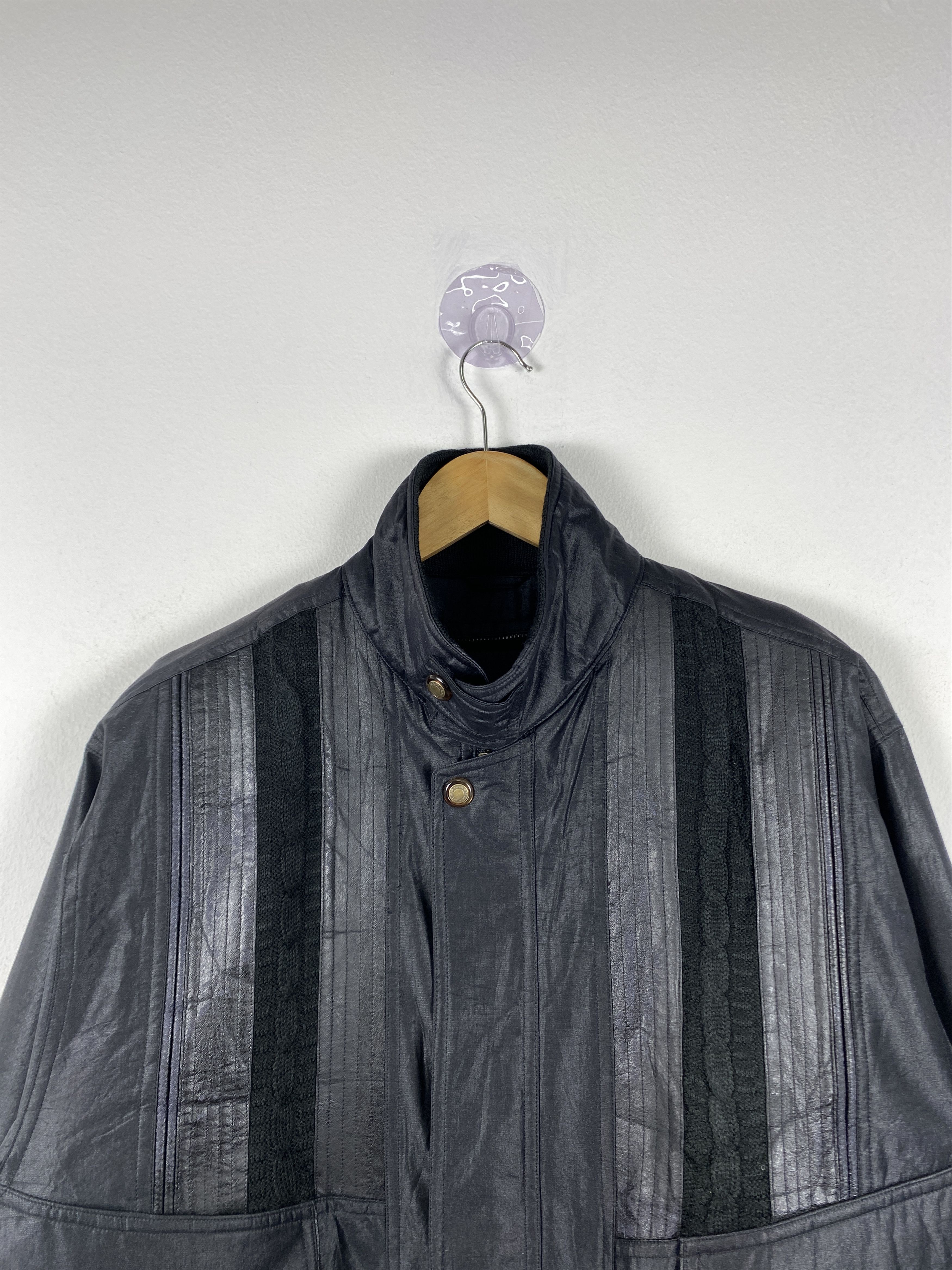 Japanese Brand Vintage 90s Standard Member Leather Jacket J1279 Size US M / EU 48-50 / 2 - 2 Thumbnail