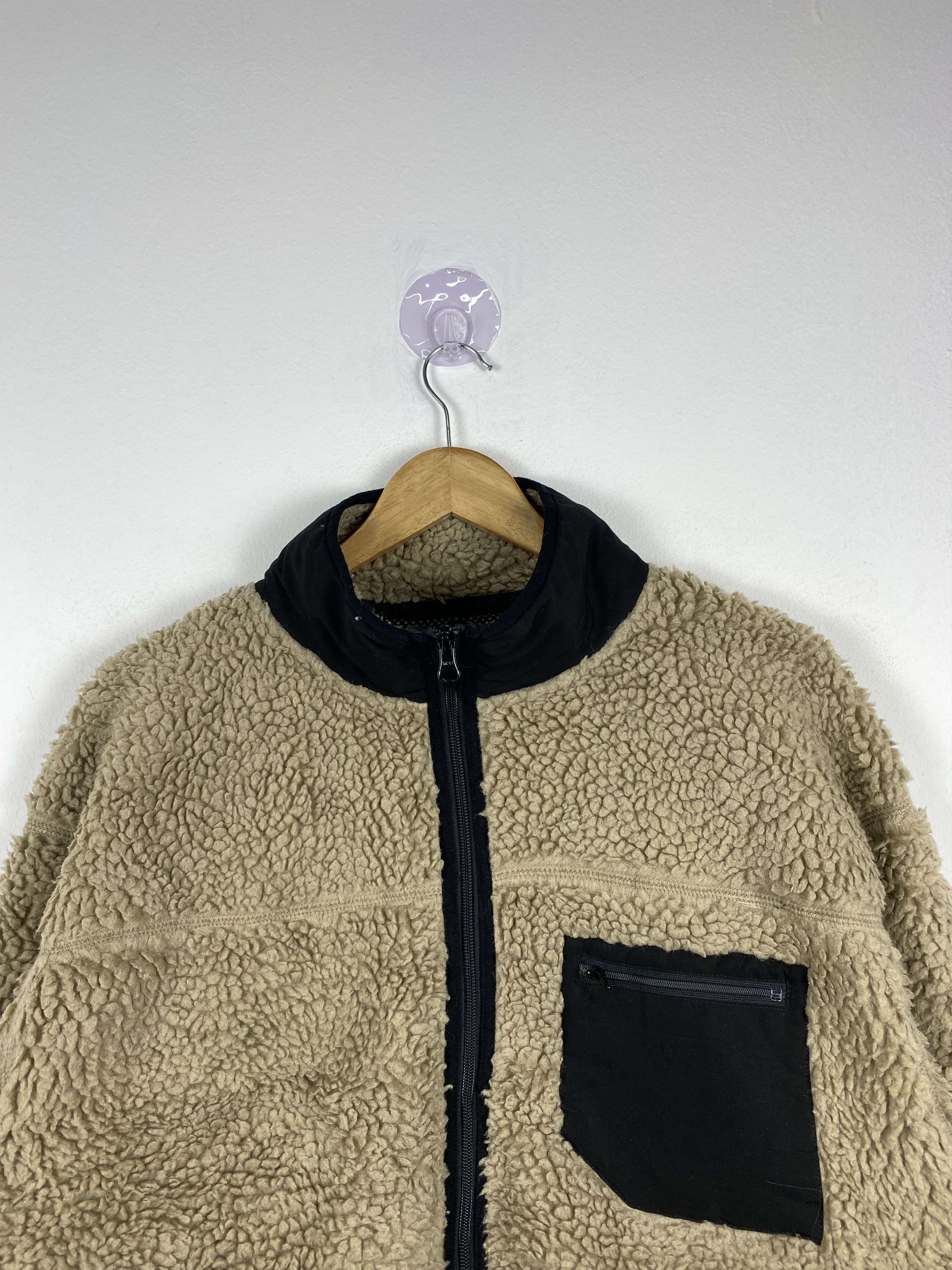 Japanese Brand × Vintage Vintage Naughty Dog Zip Up Sherpa Jacket Size L / US 10 / IT 46 - 2 Thumbnail