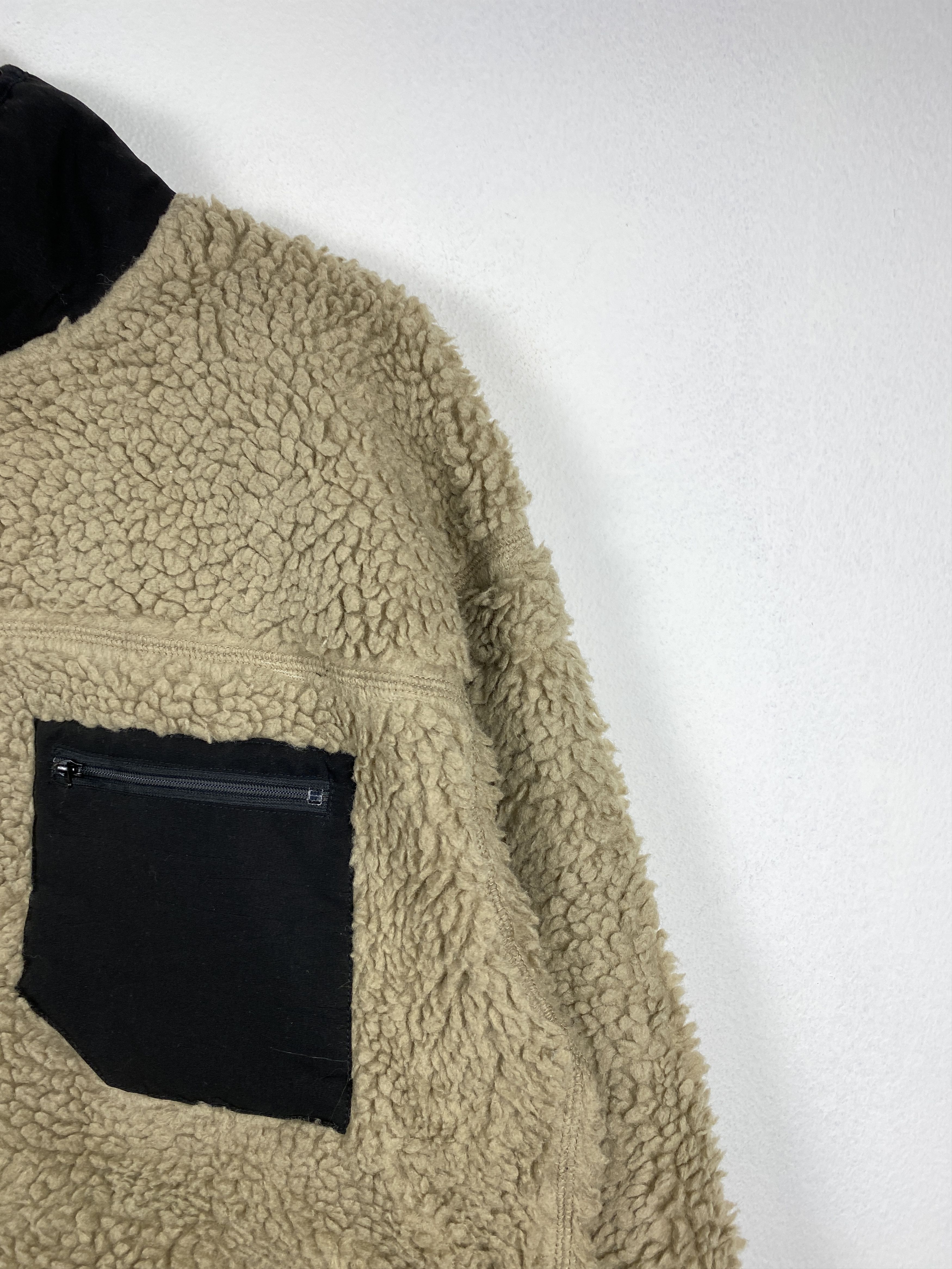 Japanese Brand × Vintage Vintage Naughty Dog Zip Up Sherpa Jacket Size L / US 10 / IT 46 - 3 Thumbnail