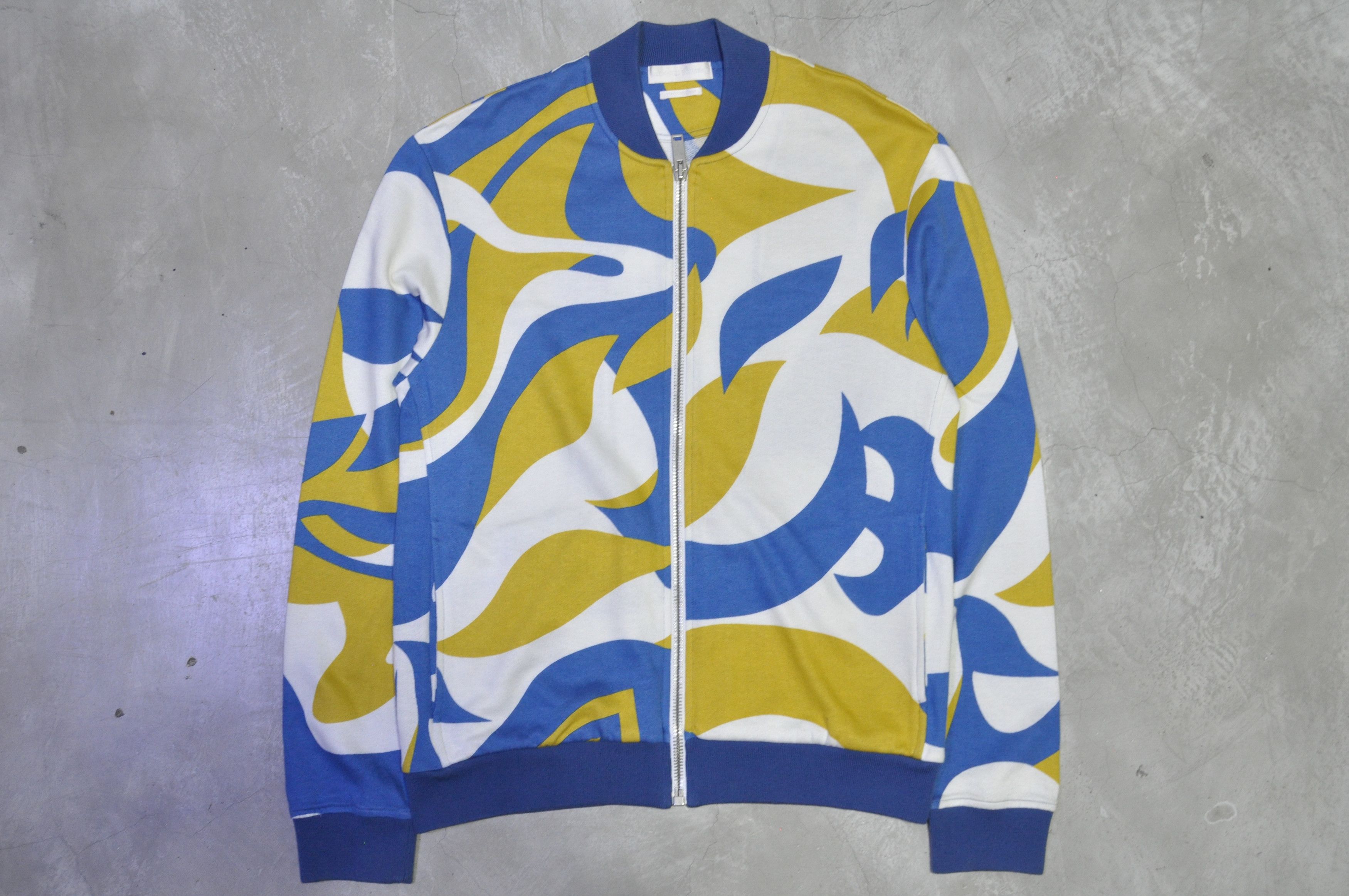 image of Alexander Mcqueen - S/s 15 - Abstract-Print Bomber, Men's (Size Medium)