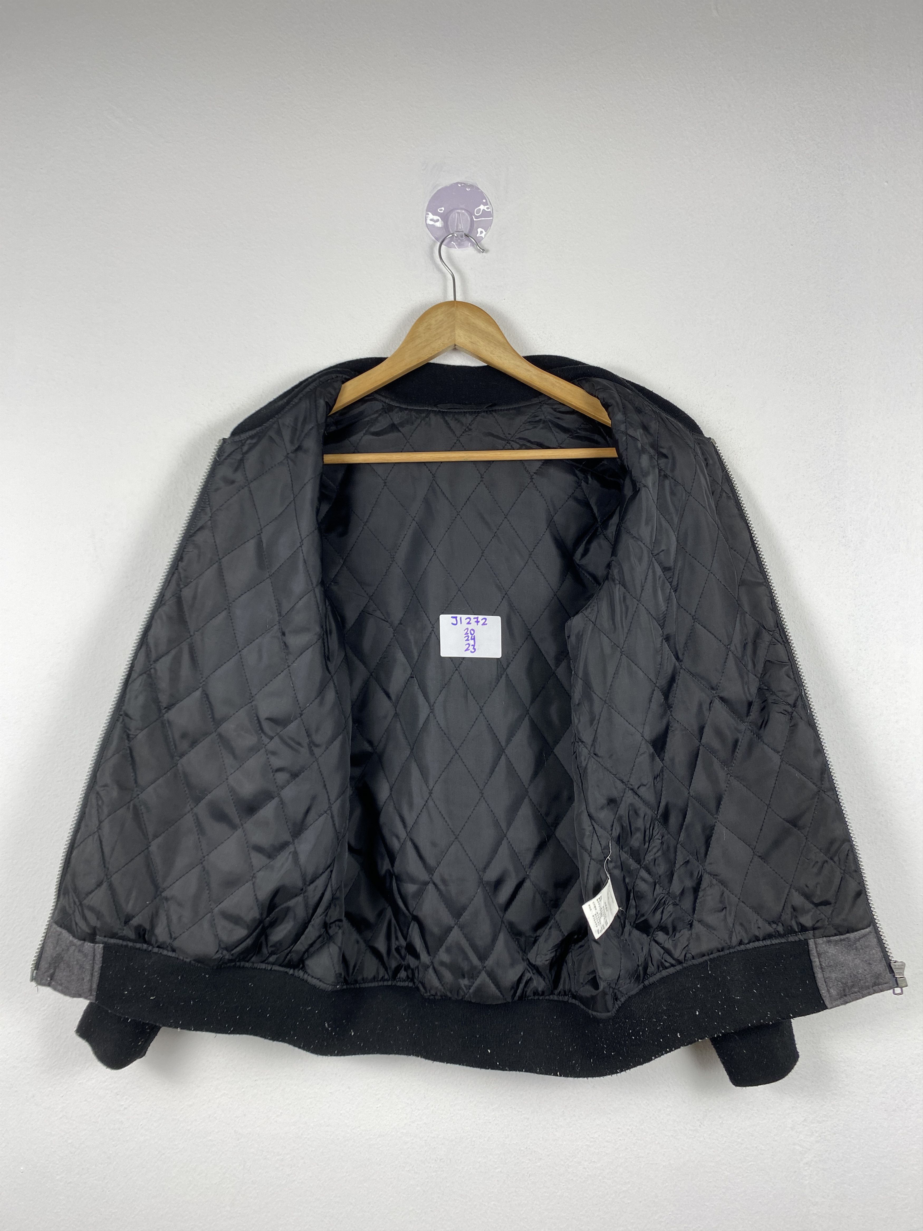 Harris Tweed Vintage Harriss Tweed Quilted Lining Bombers Jacket J1272 Size US S / EU 44-46 / 1 - 11 Thumbnail