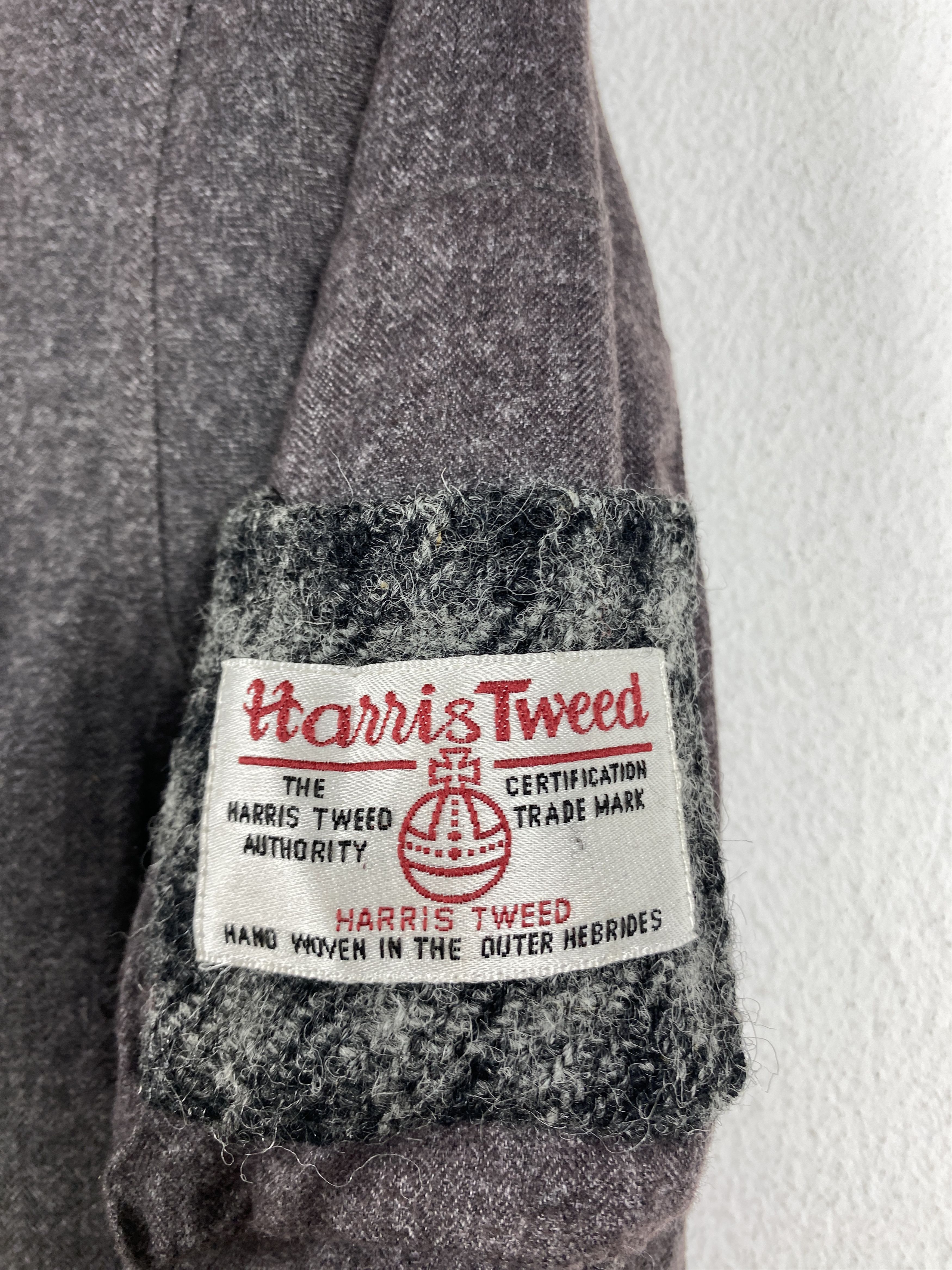 Harris Tweed Vintage Harriss Tweed Quilted Lining Bombers Jacket J1272 Size US S / EU 44-46 / 1 - 7 Thumbnail
